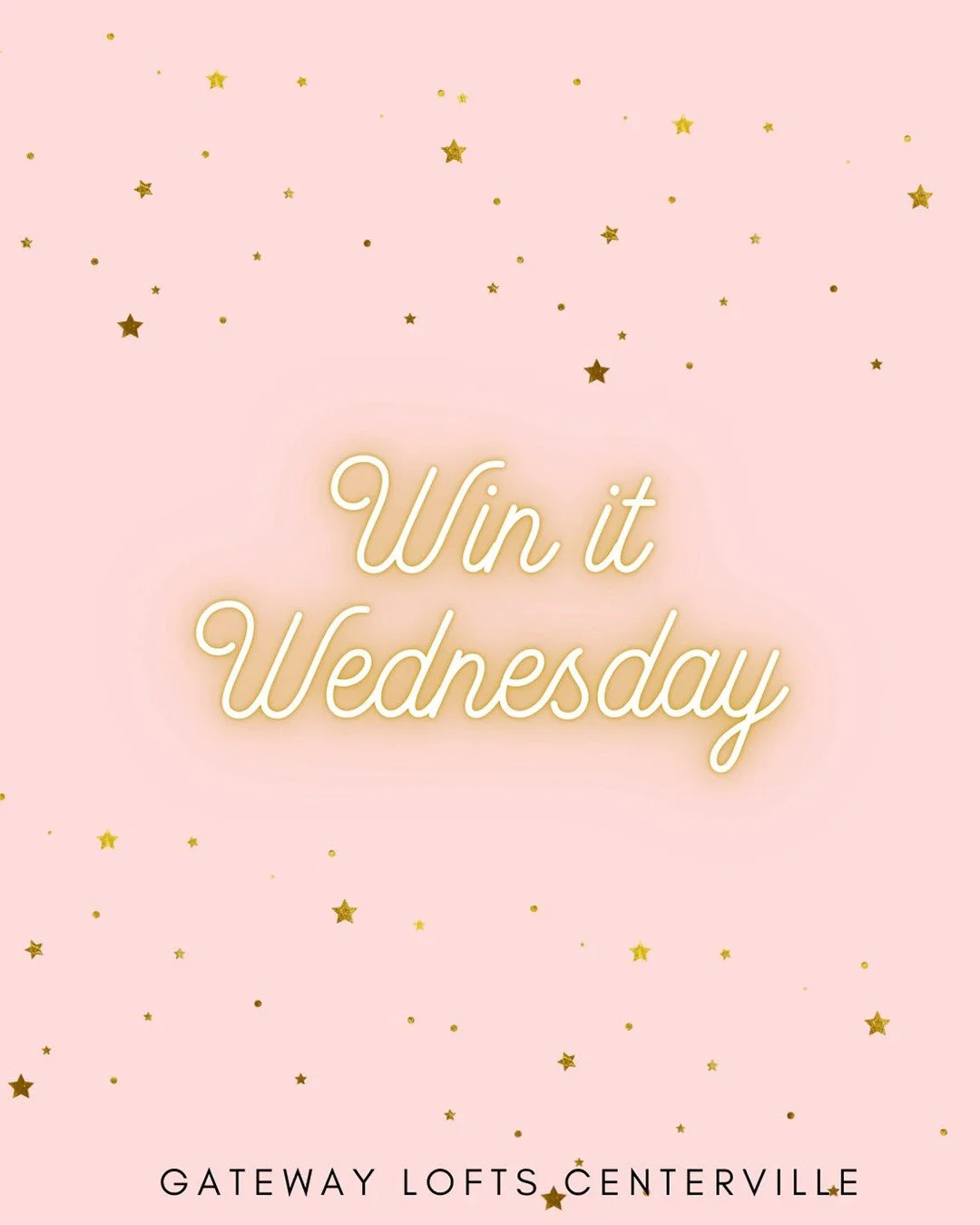 ✨️Win it Wednesday! We are drawing 1 lucky winner this Saturday! How to enter:
1. Be a resident at Gateway Lofts Centerville
2. Follow us on Instagram or like us on Facebook
3. Comment what you love most about our community 💖
#WinItWednesday #WeLove
