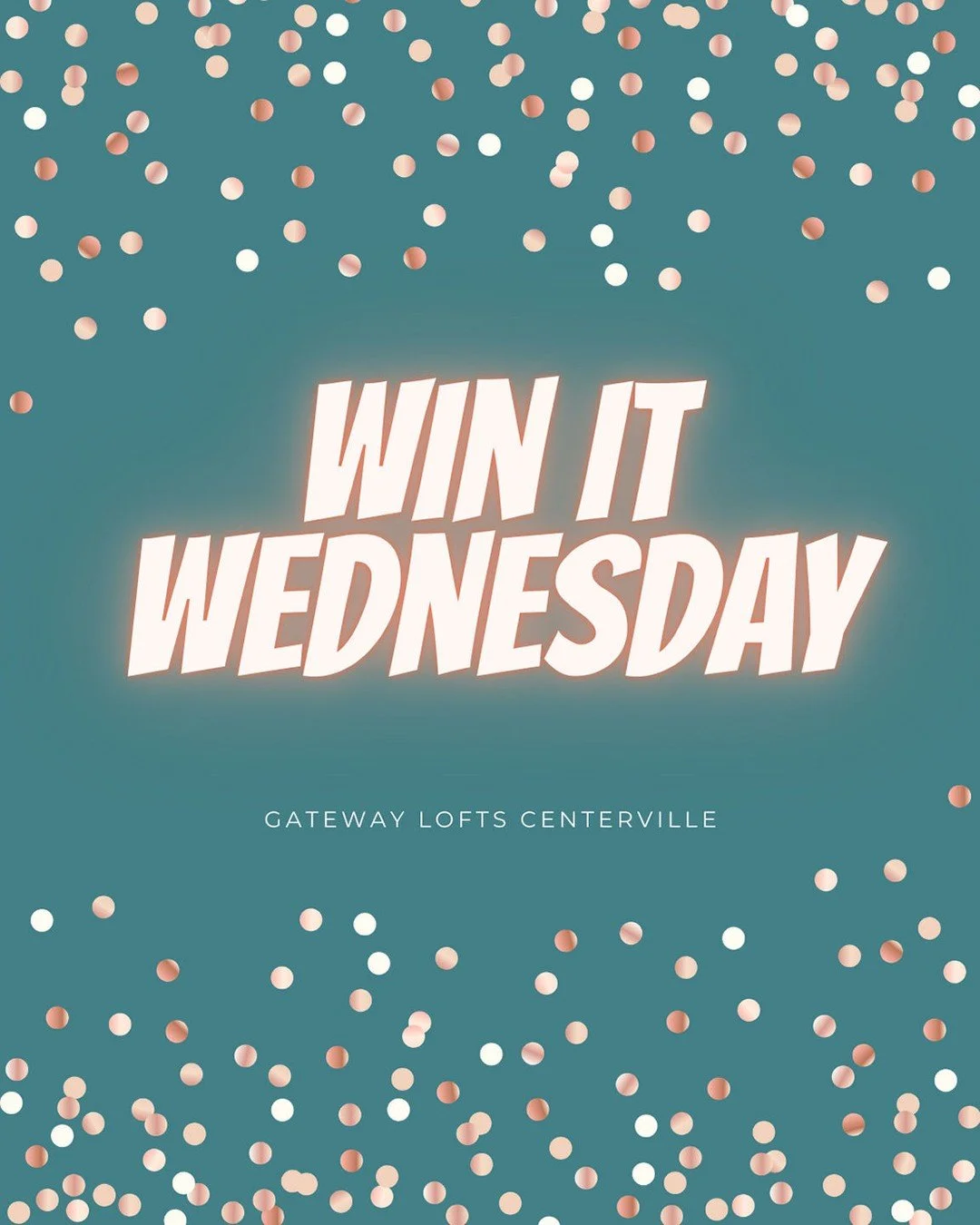 ✨️Win it Wednesday! We are drawing 1 lucky winner this Saturday! How to enter:
1. Be a resident at Gateway Lofts Centerville
2. Follow us on Instagram or like us on Facebook
3. Comment your favorite thing about Spring! 🌷
#WinItWednesday #AlmostSprin