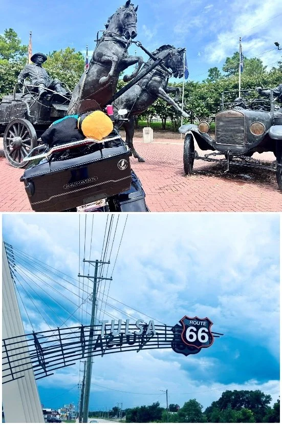 West on Route 66 — Leaving Tulsa