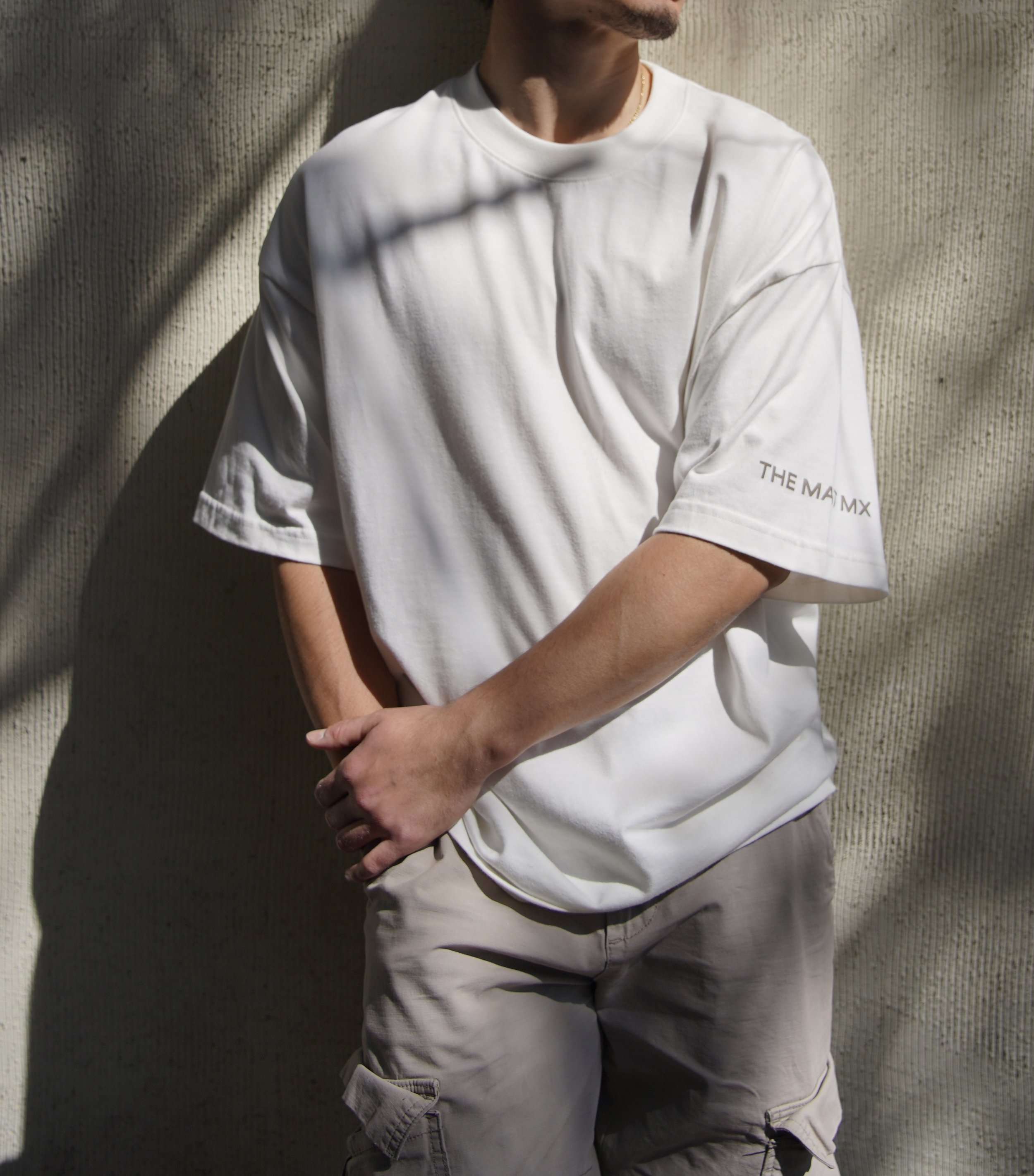 THE MAT MX OVERSIZED TEE - IVORY