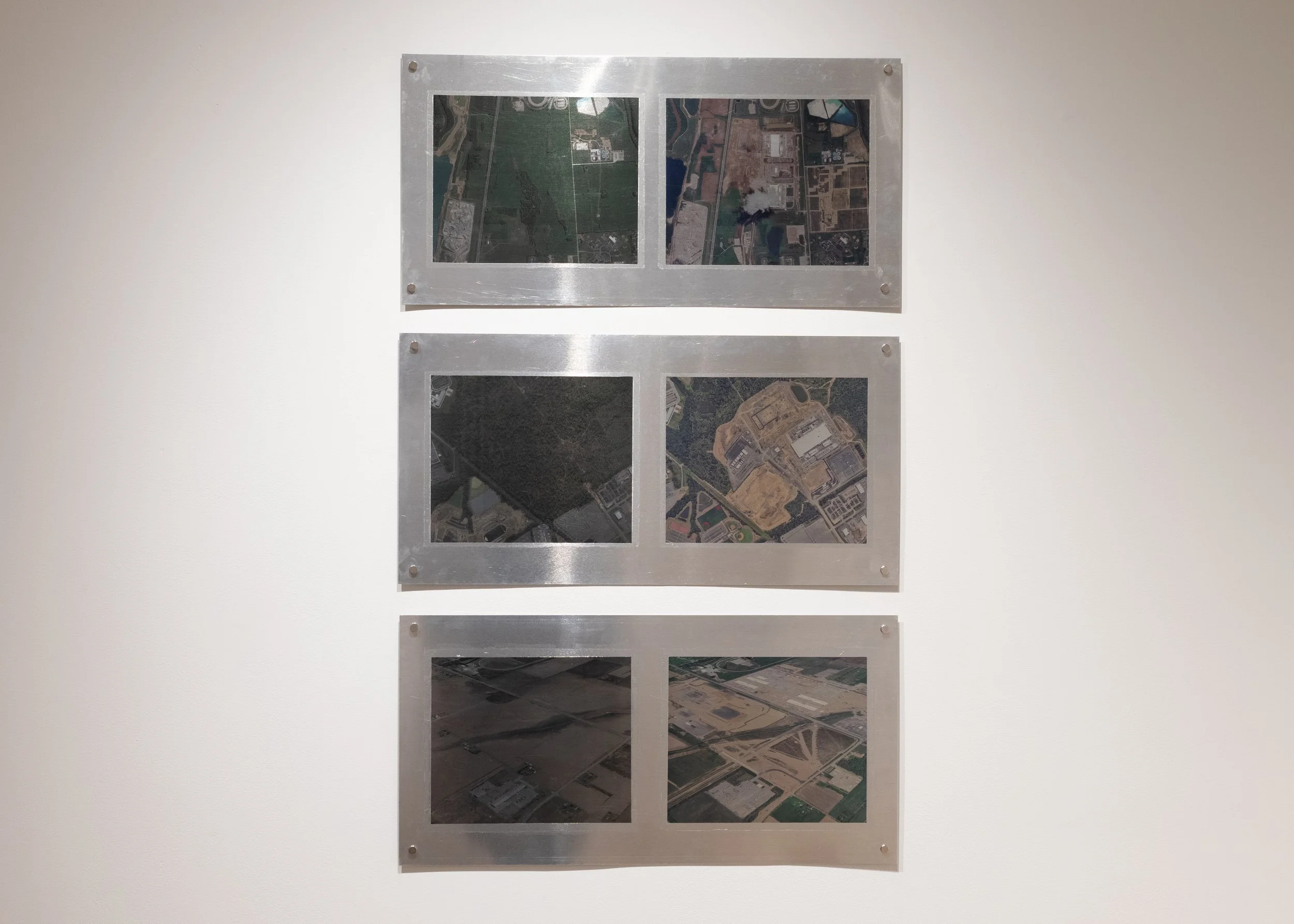 Google Earth (Transparent Inkjet Print on Metal Sheet 12 x 24 in., 2026)