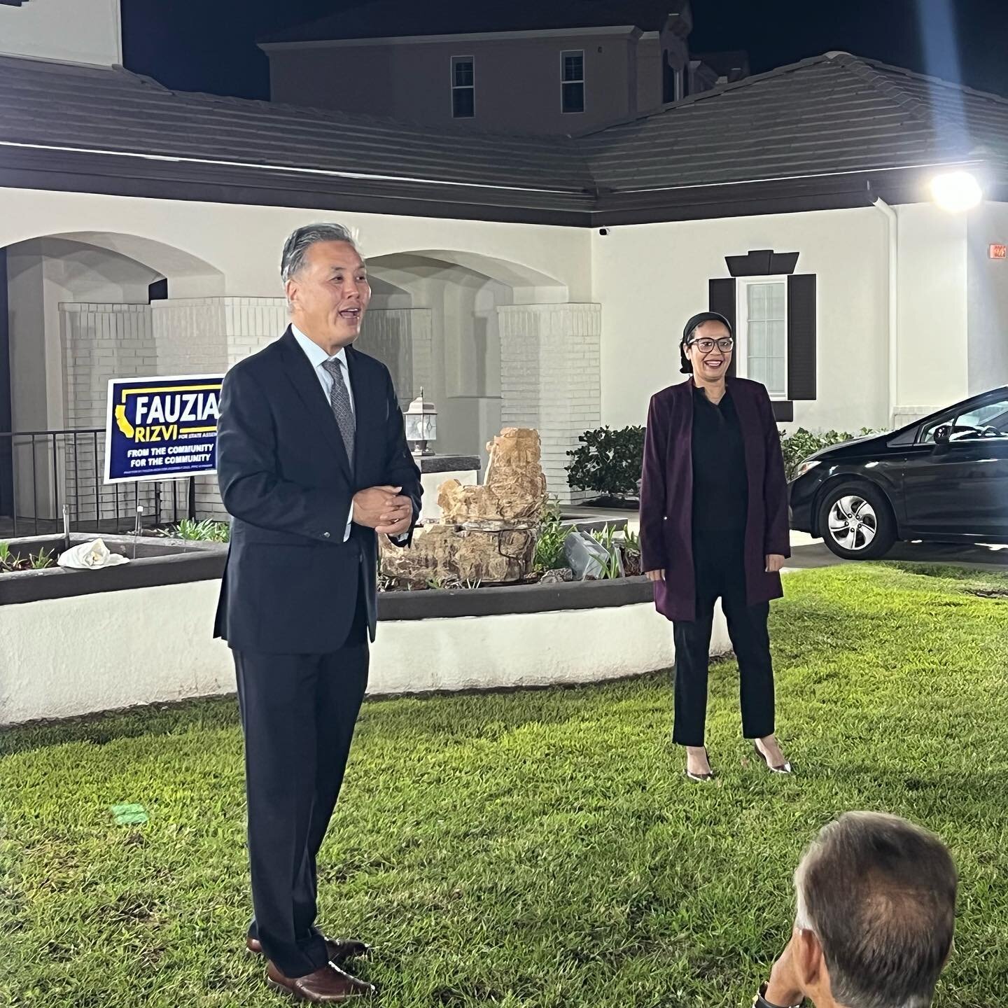 Tonight I stopped by an event for Fauzia Rizvi for Assemblymember. A longtime community member, I look forward to voting for my friend Fauzia this November!