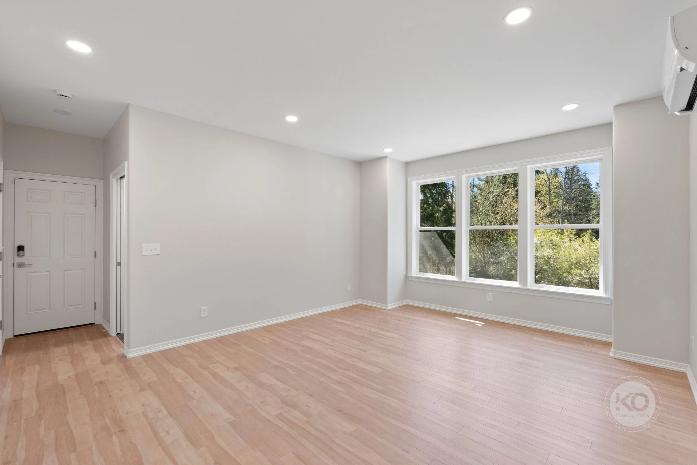 Bright bedroom addition completed by KO Construction in Lake Tapps