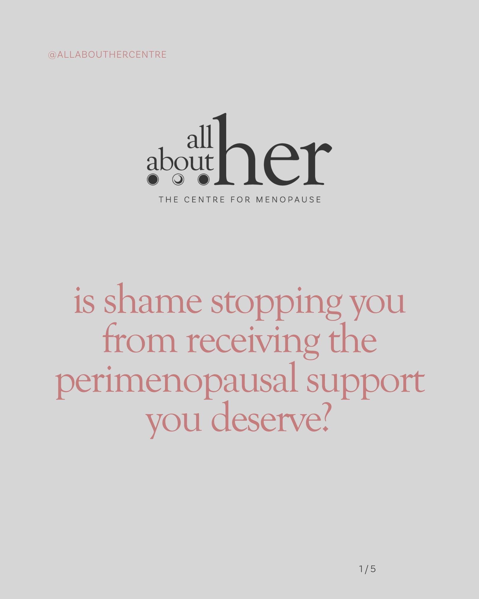 🚨 Shame as a Barrier to Support: Perimenopause &amp; Parenting Struggles 🚨

Shame and guilt often form invisible barriers that prevent many from seeking the support they desperately need during perimenopause. Dr. Lucy Steed recently shared a poigna