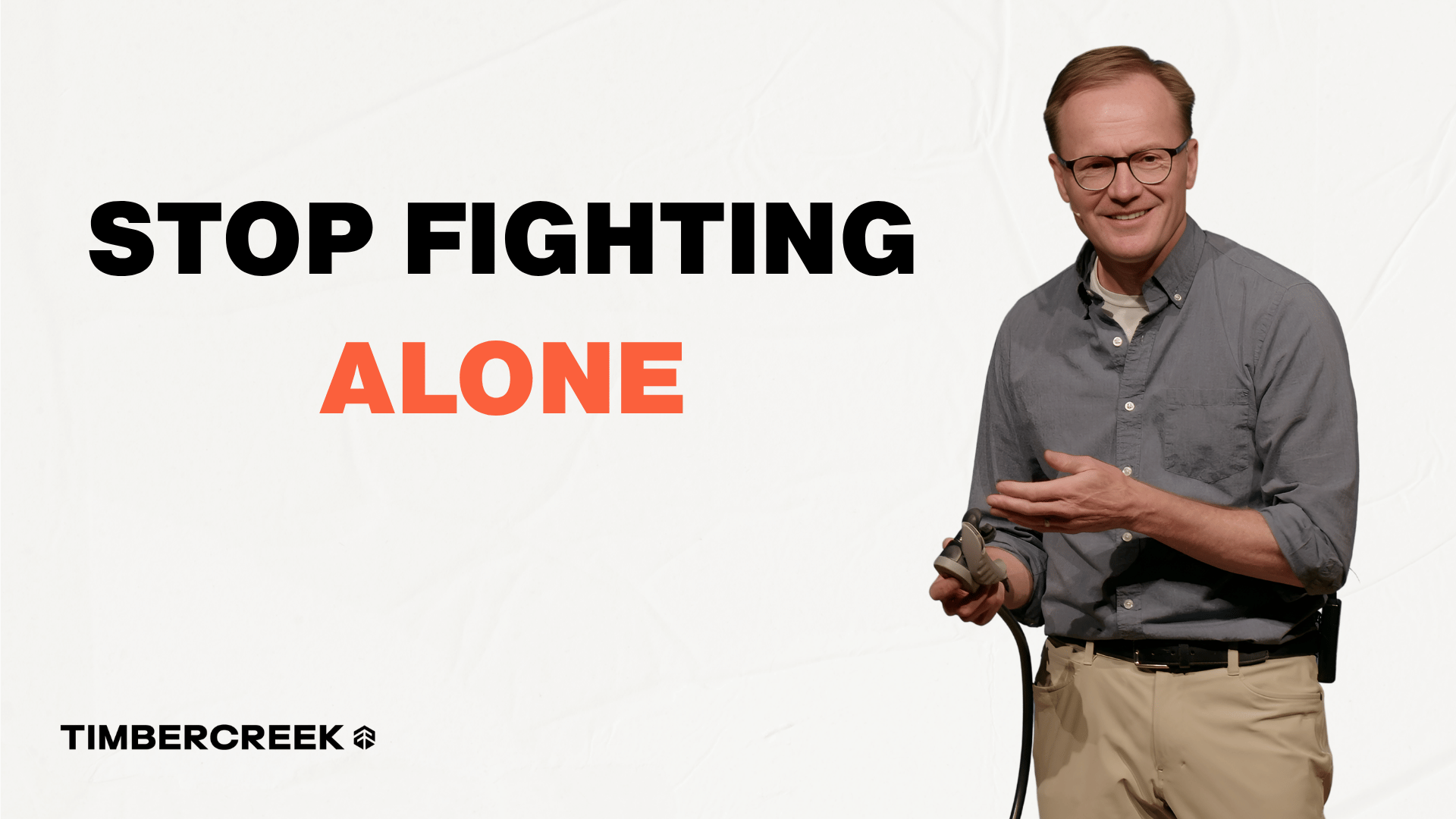 Stop Fighting Alone