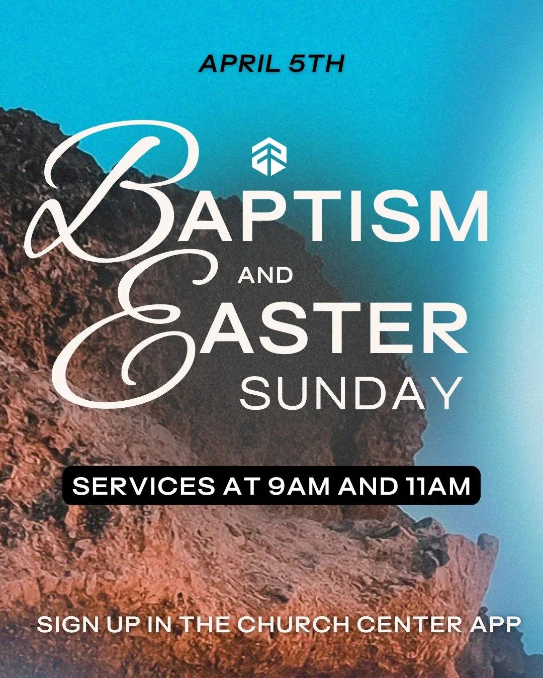 Easter is almost here! 

We can't wait to gather for baptisms to celebrate with friends and family, and to witness Jesus changing lives. Don't forget, we'll have TWO services! Gather at either 9 AM or 11 AM to see what God has in store.

If God has b