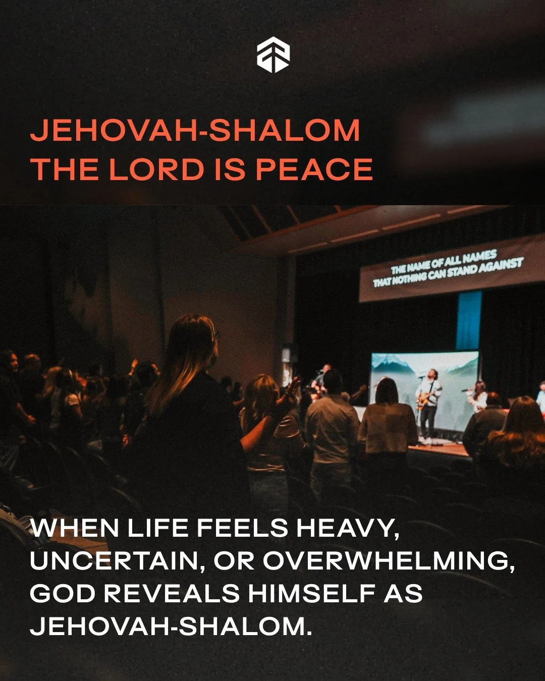 Jehovah-Shalom isn't about the absence of struggle, but about the presence of God in the middle of it. He meets us in the storm, settles the restless soul, and reminds us that we were never meant to carry life on our own.

It's a kind of peace that d