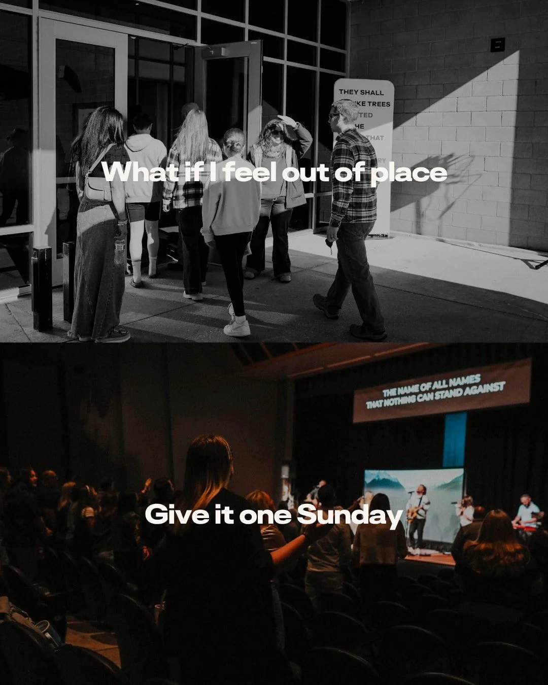 Some questions are answered by showing up.

Join us for church tomorrow at 10 AM and give the &ldquo;what if&rdquo; a chance. We&rsquo;d love to welcome you. ❤️