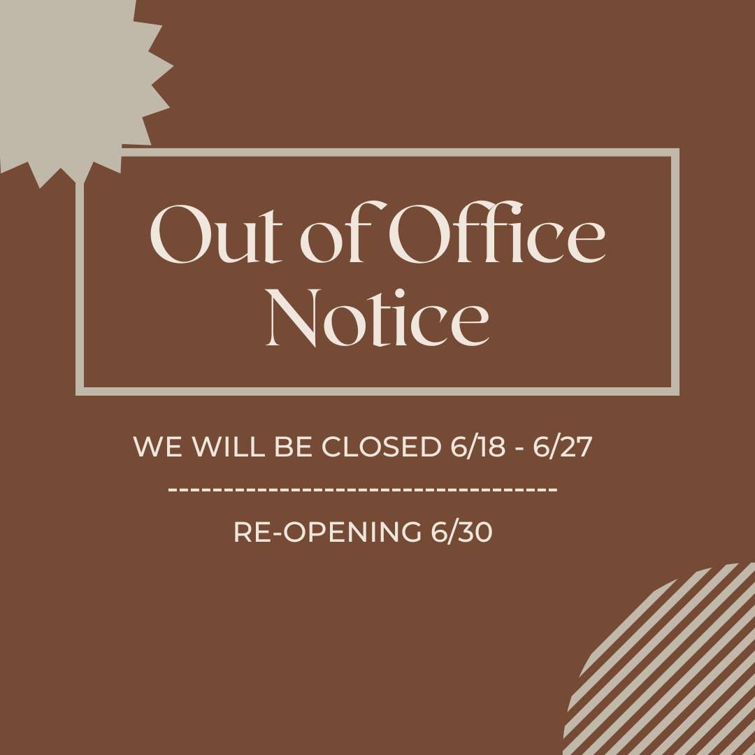 Orange County Chiropractic will be out of the office from Wednesday, June 18 through Friday, June 27, and will reopen on Monday, June 30. If you're due for an adjustment or want to feel your best before we head out, now&rsquo;s the perfect time to bo