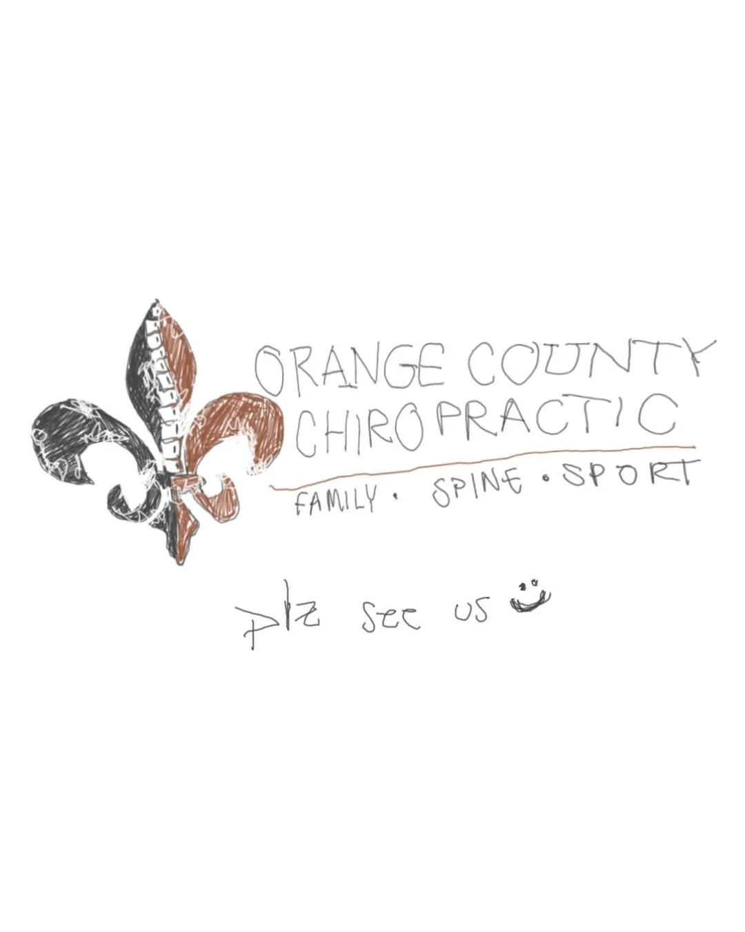 Pro tip: hire a chiropractor for your back, not your branding. Dr. Hinkle is great with spines, but apparently allergic to graphic design.
The good news? While our graphic design is questionable at best, our adjustments are top notch and that’