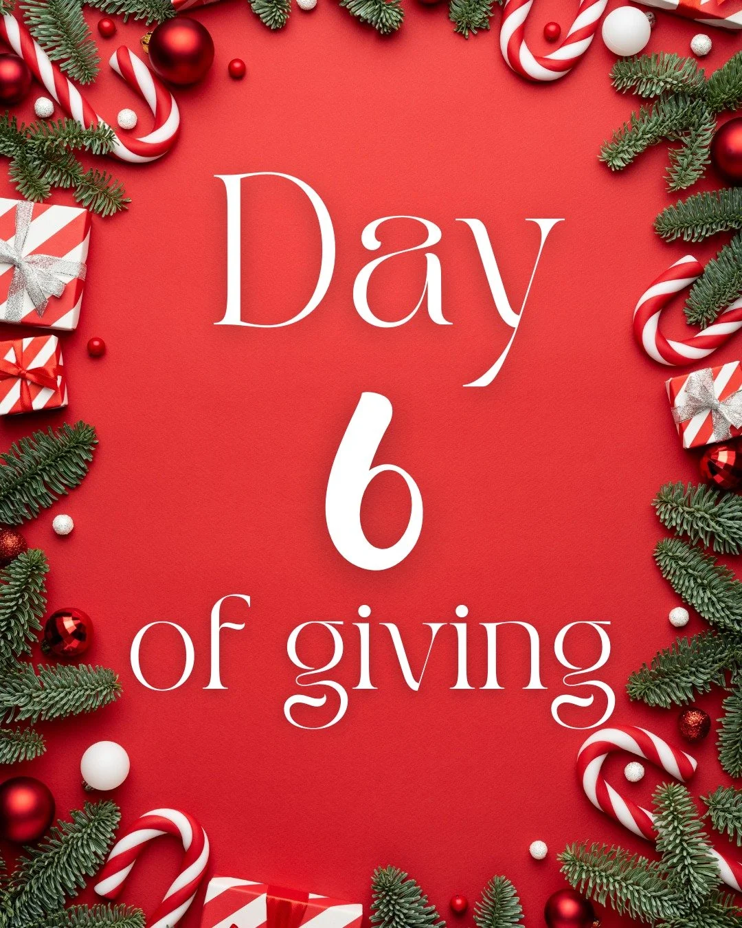 🎁 Day 6 of Giving 🎁

We are officially halfway through our 12 Days of Giving, and the pressure is building. Donations are coming in, and Dr. Hinkle is starting to get very nervous because he will be performing one squat for every dollar donated onc