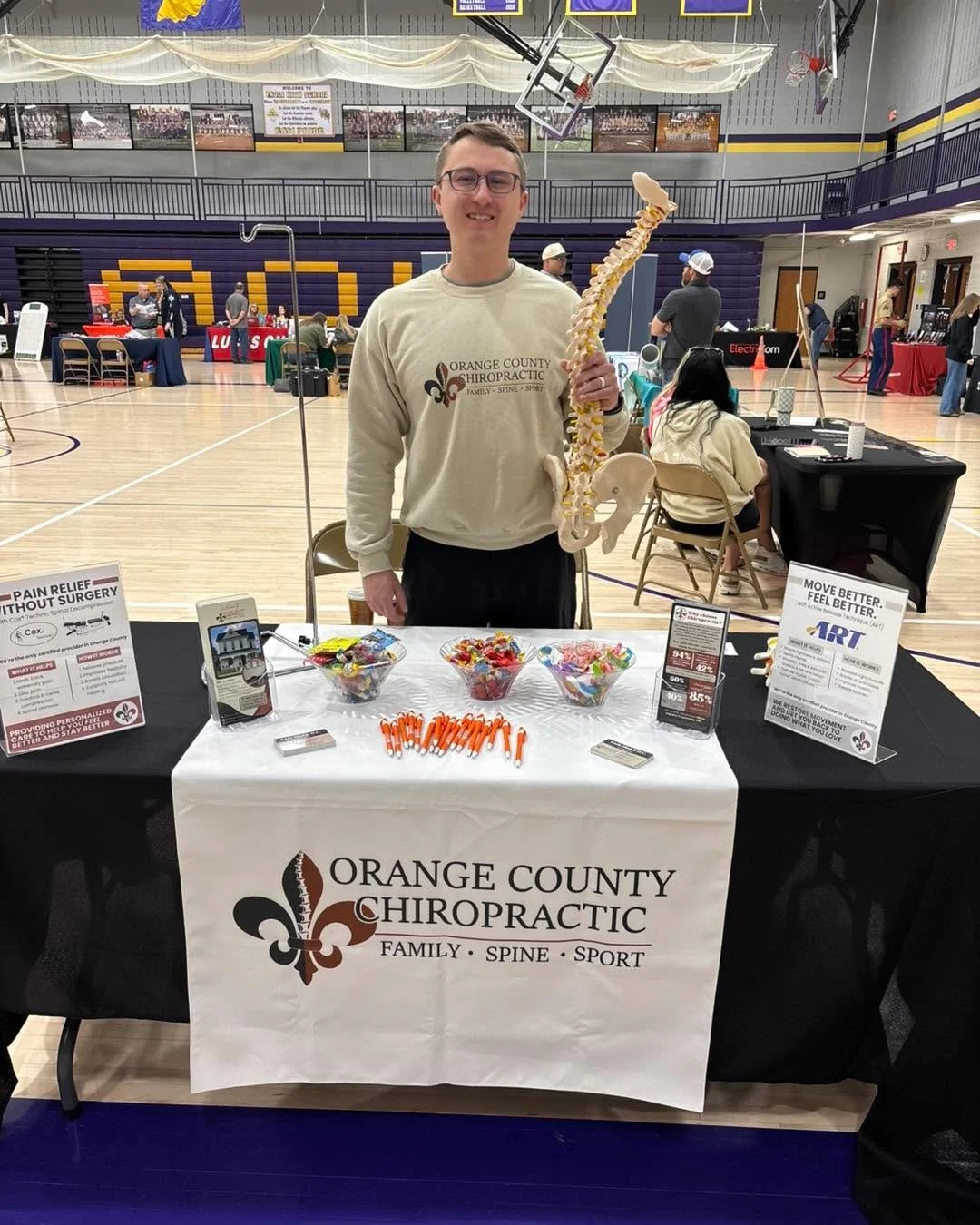 Phew&hellip; Dr. Hinkle is at it again! 

He is imparting wisdom at Paoli Jr. and Sr. High School this morning.