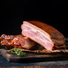 W,A SMOKED BELLY BACON PORTIONS. FROZEN