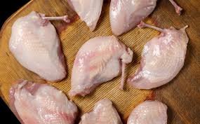 Quail Breast supreme, 12ea per pack. Frozen