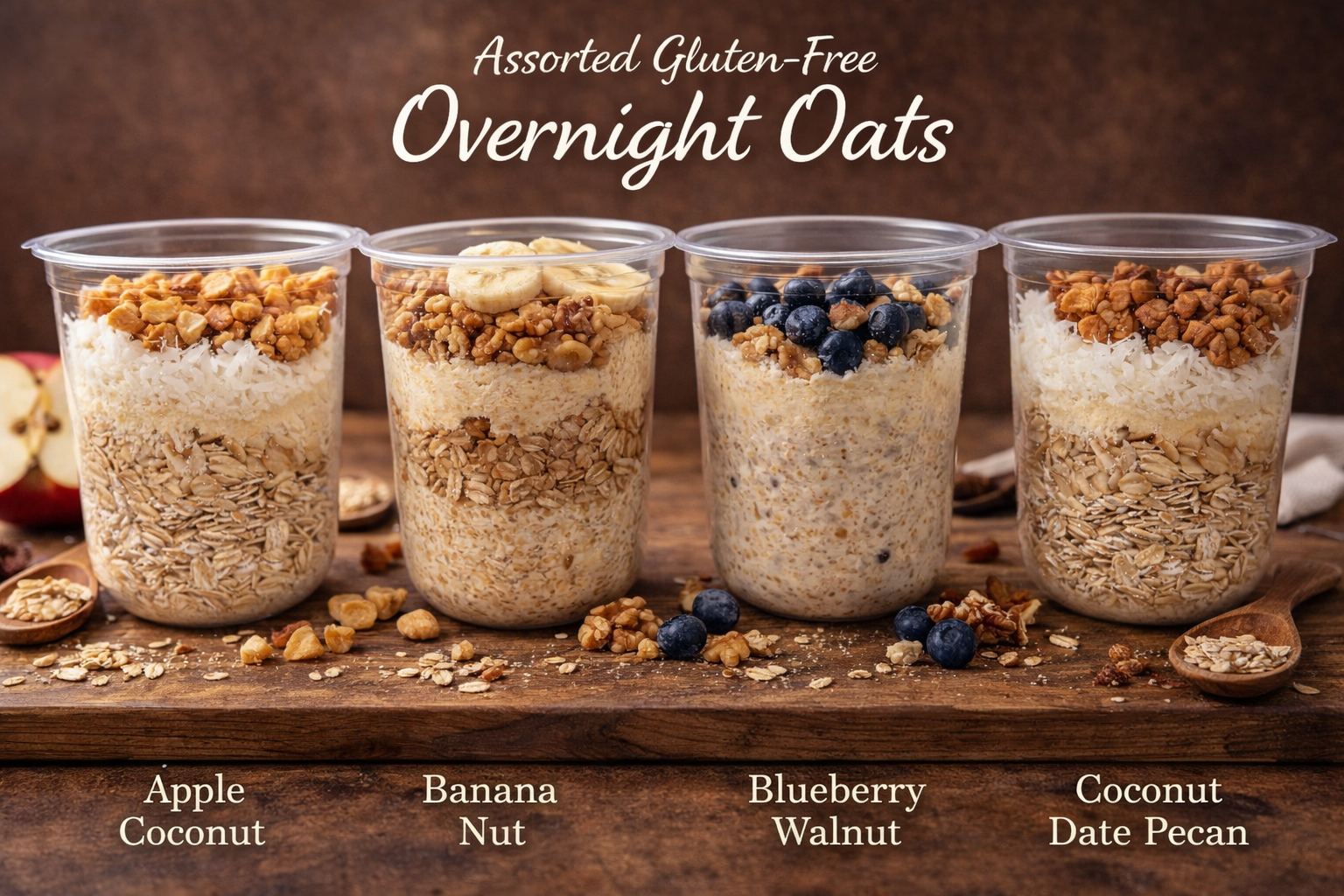 Assorted Overnight Oats Gluten Free