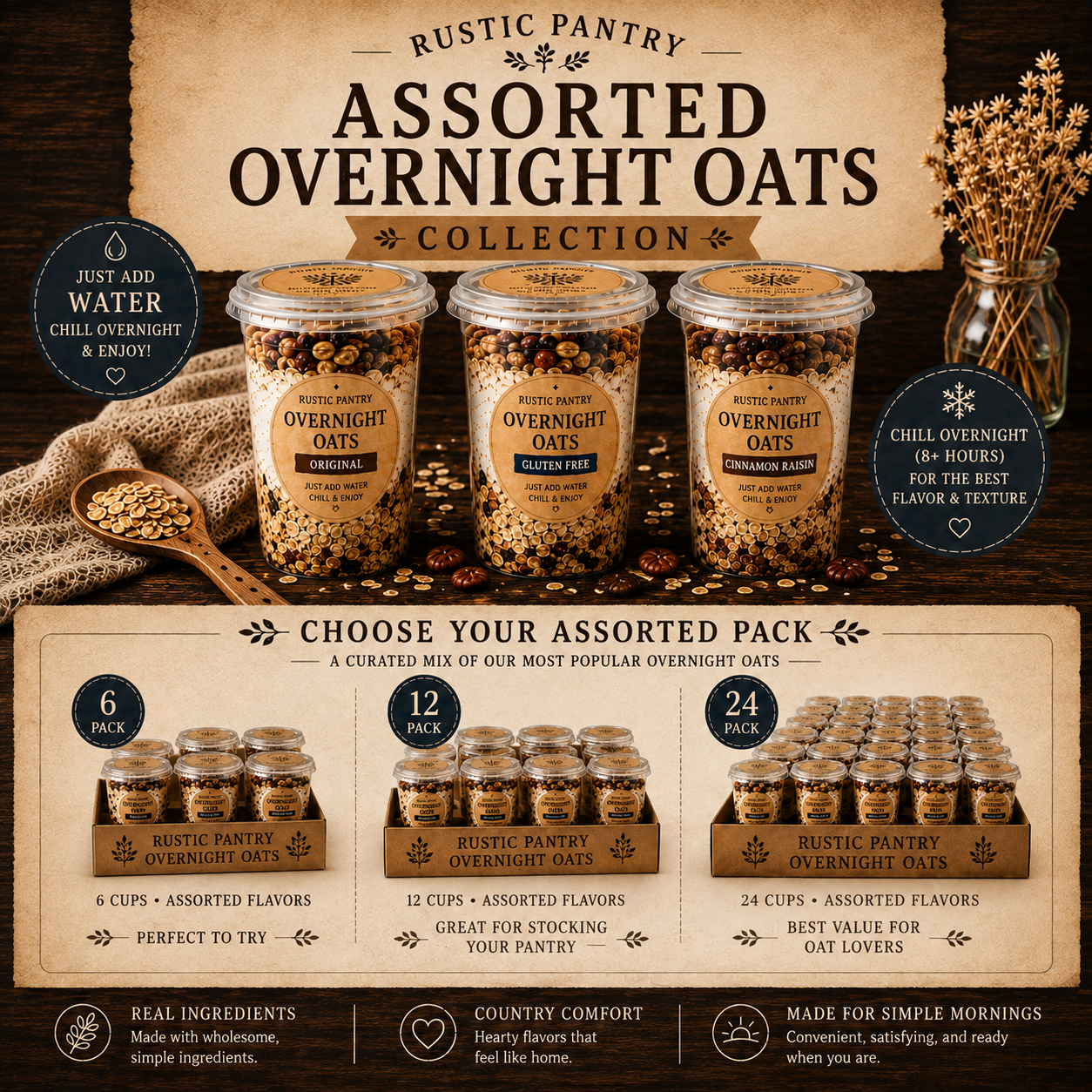 Assorted Overnight Oats Collection