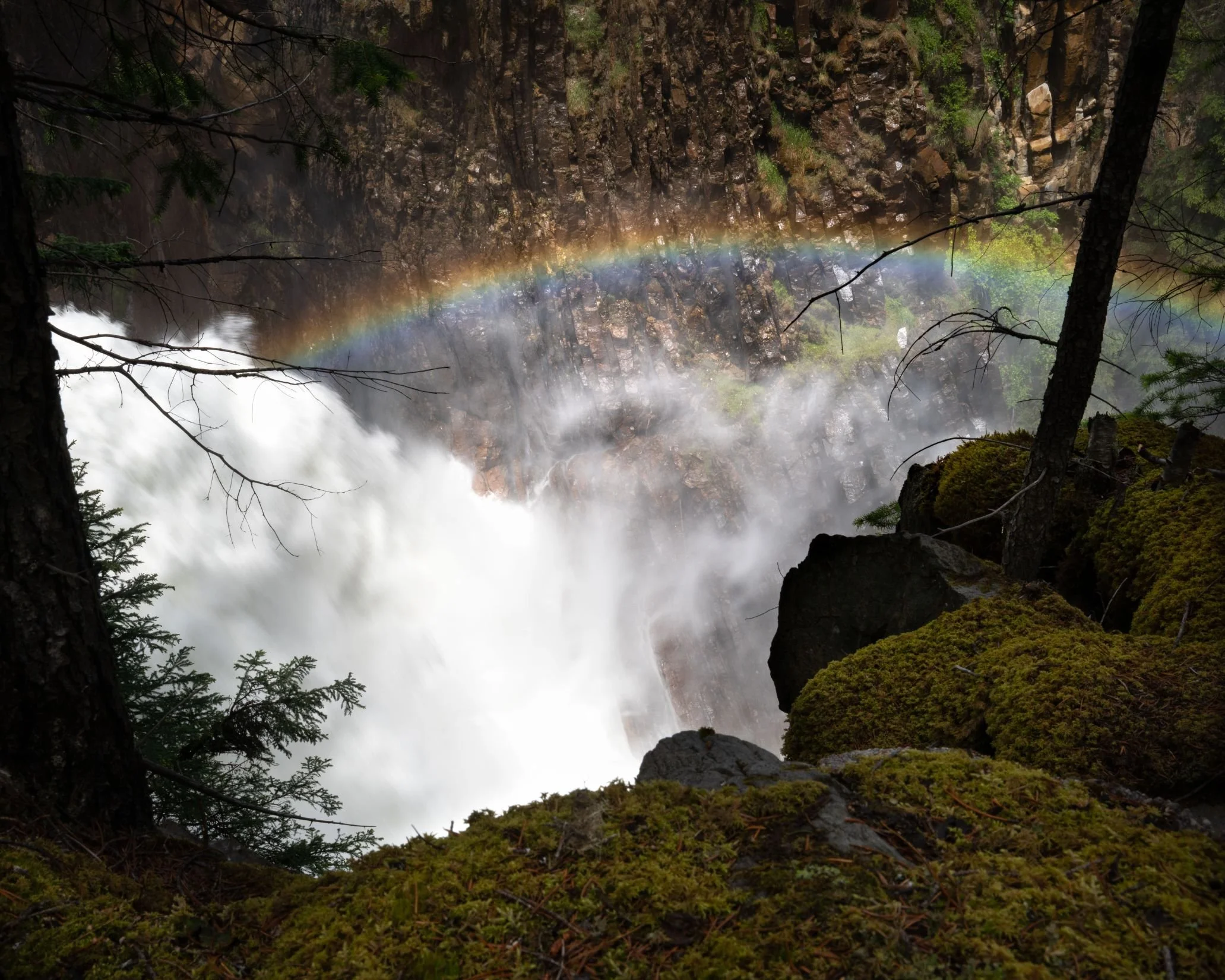 Lower Bugaboo Falls Rainbow