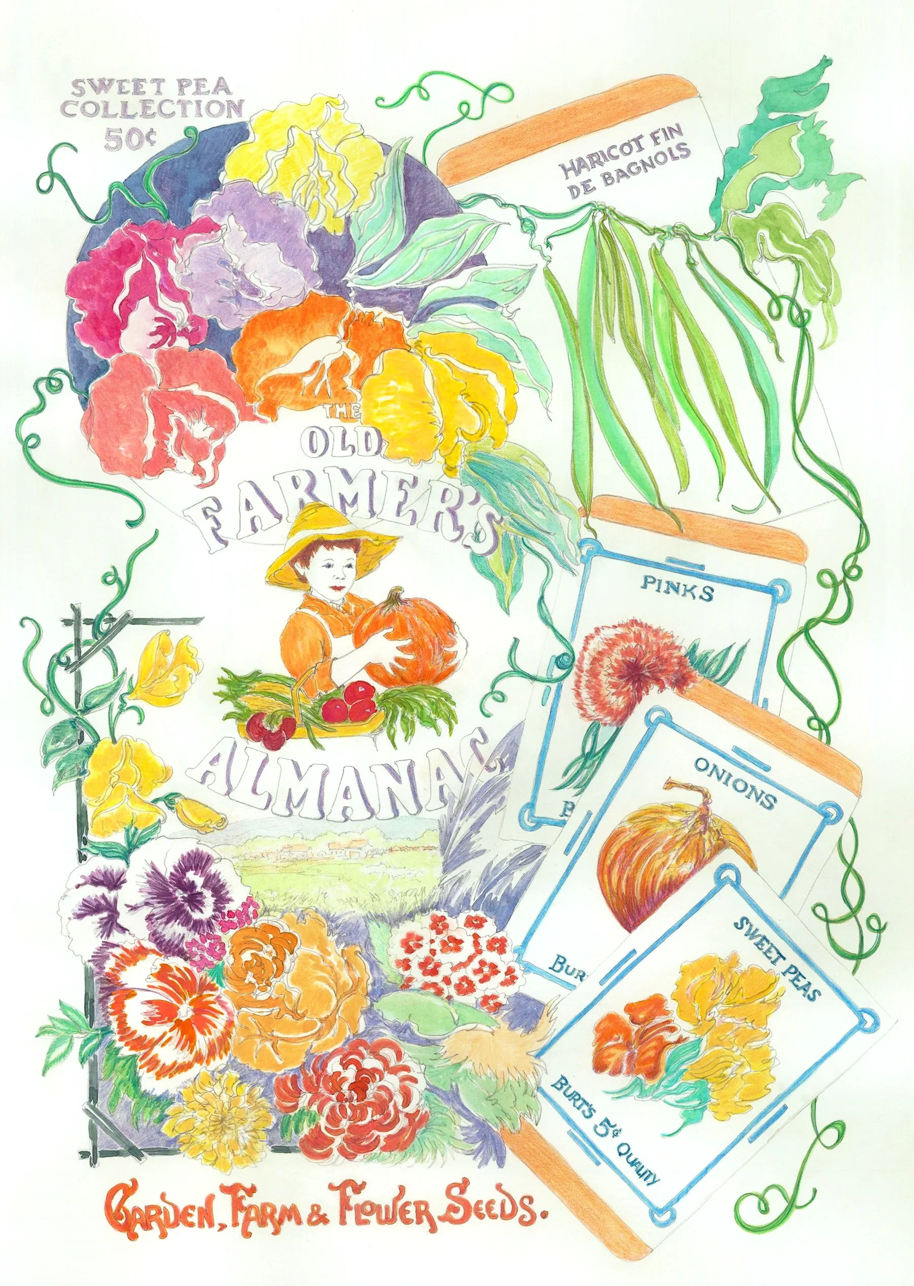 Garden, Farm, Flower Seeds