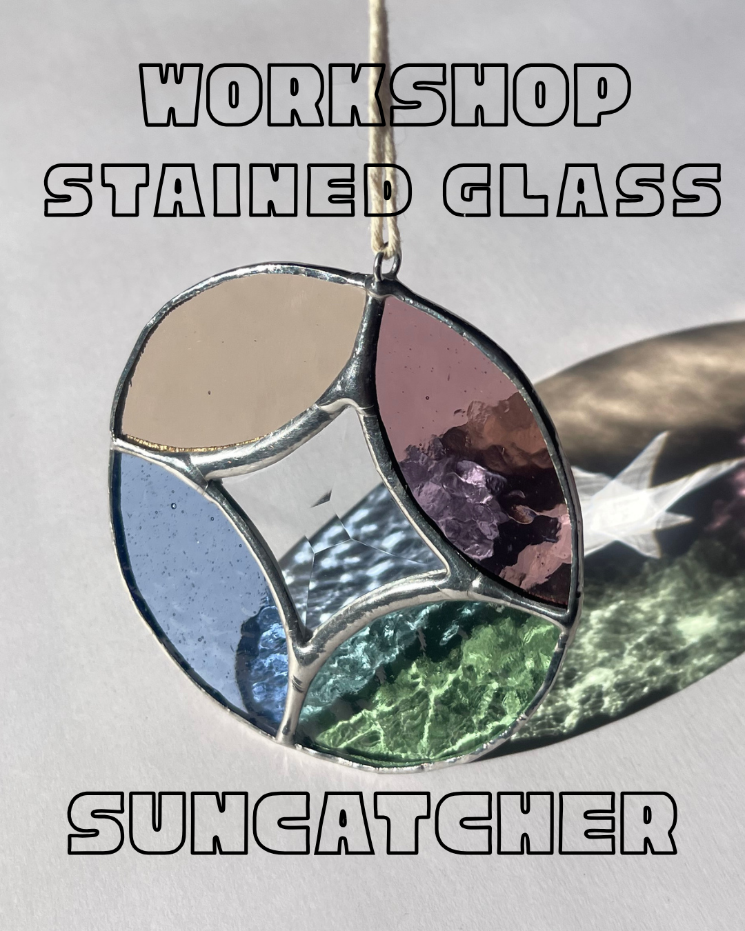 Stained Glass Sun Catcher Workshop | The Yeti SLC, Wednesday, July 22nd 6:00 - 8:30 PM