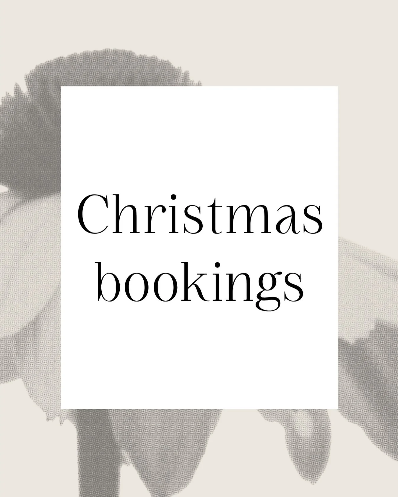 &hellip; are you ready? 🎅🏻 Appointments are filling up fast. Book your Christmas end-of-year beauty &amp; wellness appointments via the link in bio ✨