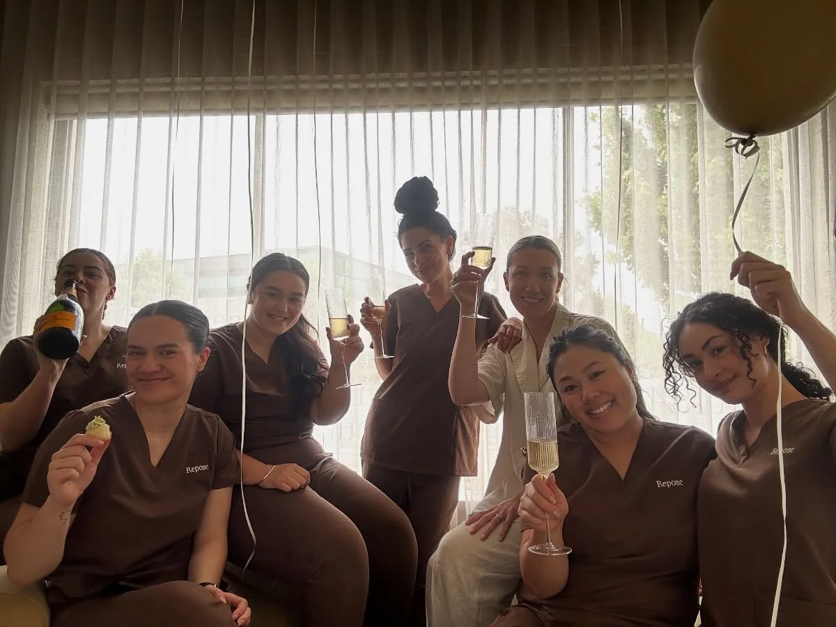 ✨ 20 Years of Repose ✨

What a week! Thank you to everyone who popped in to celebrate our 20th birthday with us. It was so special seeing so many long-term clients, including those who have been with us since the early beauty room days, sharing memor