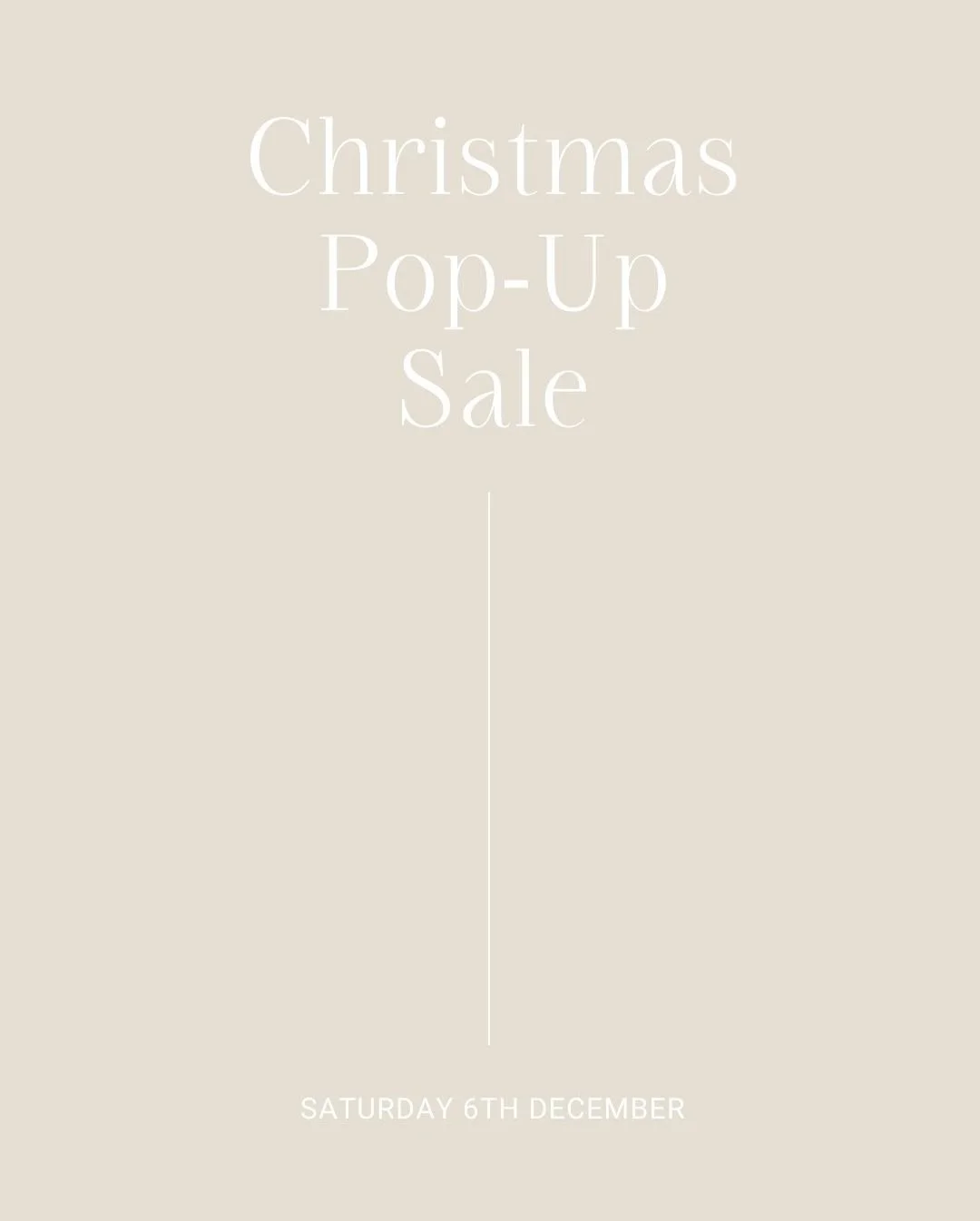 🎅🏻🎅🏻 Christmas Pop-Up Sale 🎅🏻🎅🏻
Spend and Save on Gift Vouchers this Saturday, 6th December, 8.30am - 1.30pm. 
See you there!