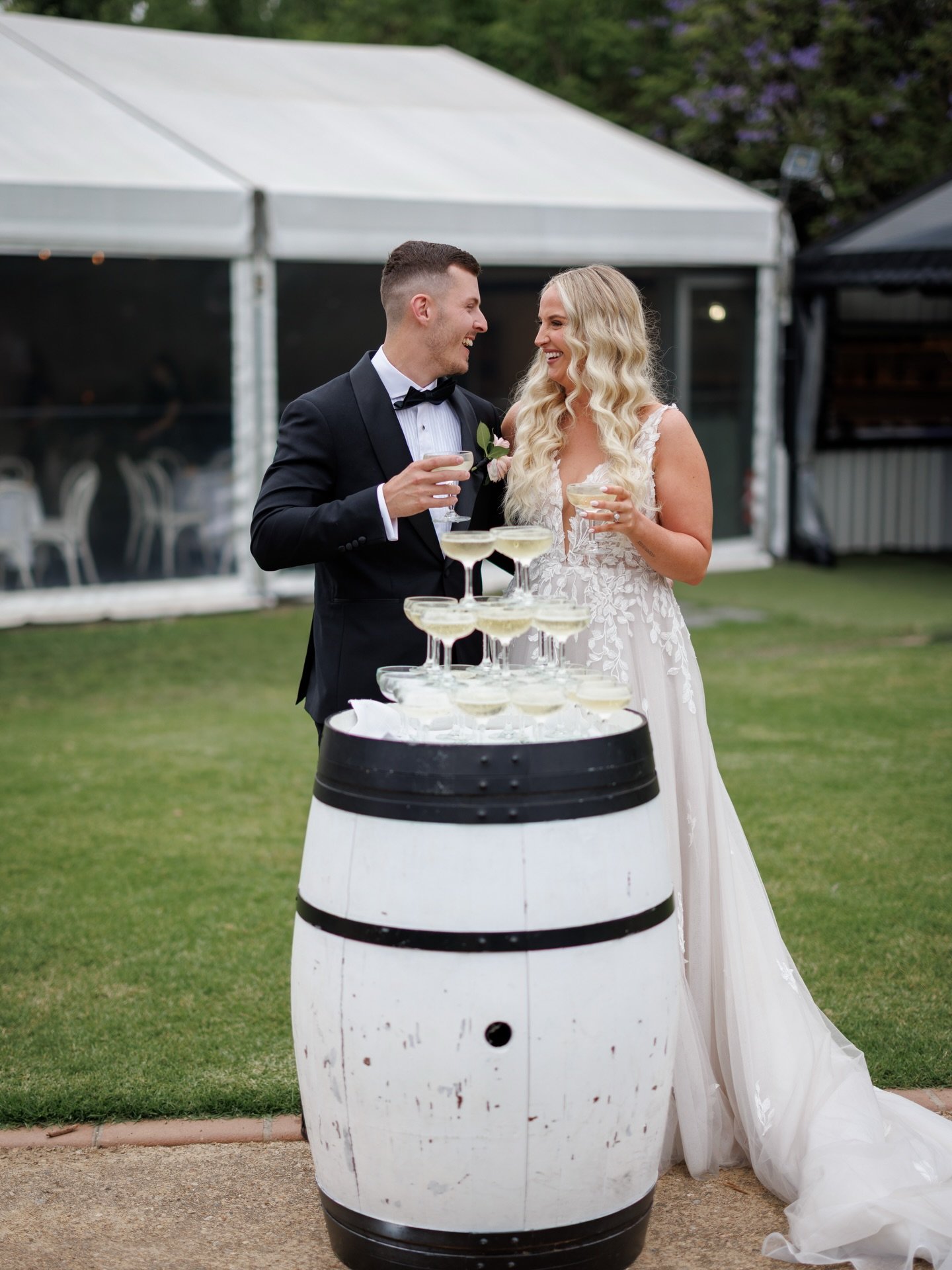 Karissa x Matthew - 21.11.25 🤍

A day filled with joyful tears and plenty of laughs 🥂

Venue: @burnhamestate 
Photography: @michael.jamesphotography 
Socials: @onthescenesocials 
Music: @sarahvellamusic 
Celebrant / MC : @johanthecelebrant 
Makeup: