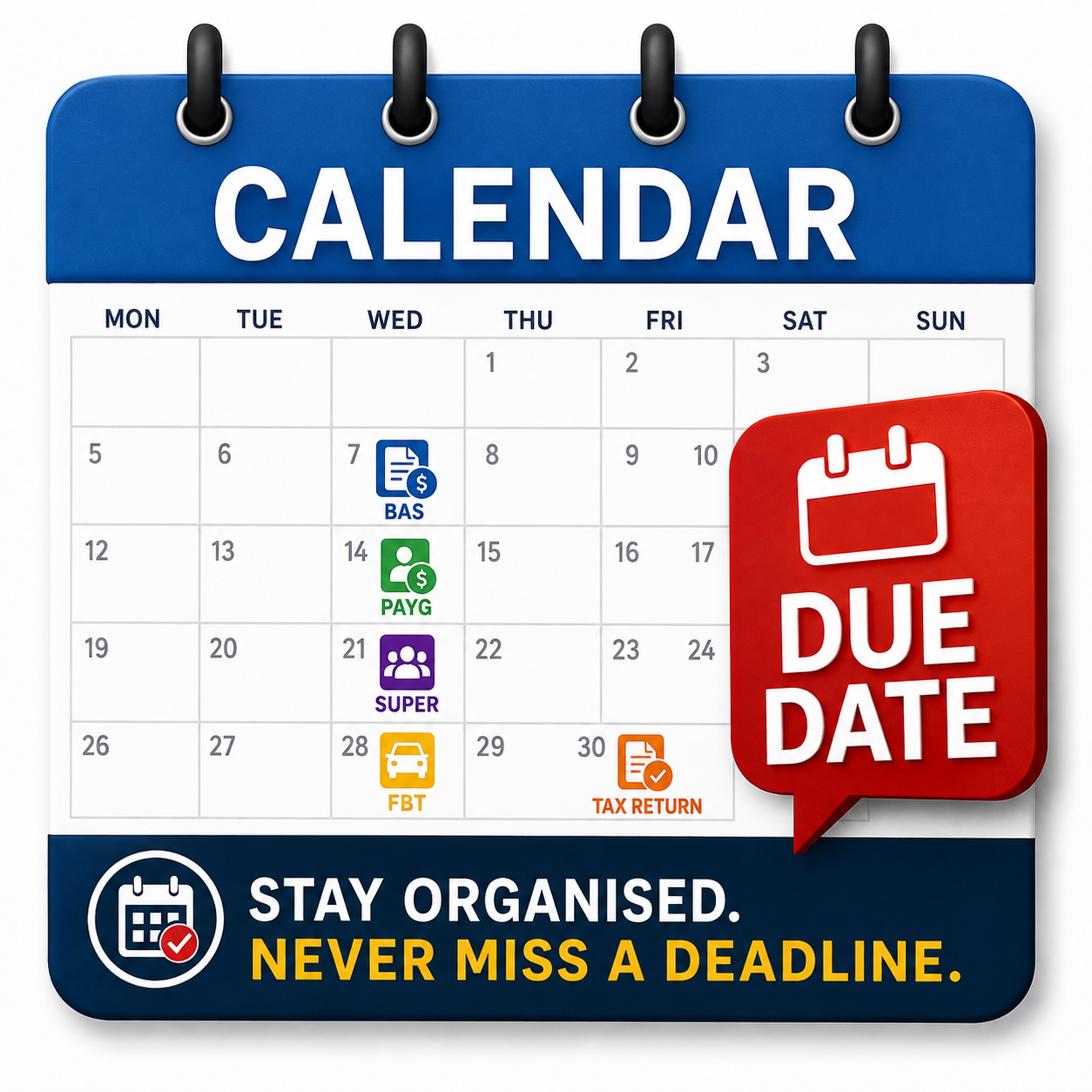 ATO due dates for August 2026