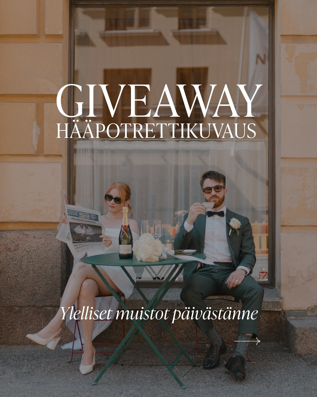 ARVONTA &ndash; VOITA H&Auml;&Auml;POTRETTIKUVAUS (arvo 600&euro;) On taas se aika vuodesta&hellip; yksi onnekas pari voittaa ylellisen h&auml;&auml;potrettikuvauksen Uudellamaalla (my&ouml;s muualla Suomessa matkakulujen korvauksella). T&auml;ydelli