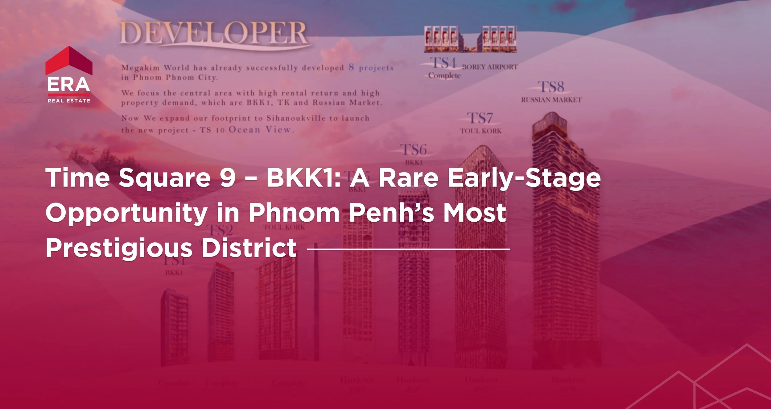 Time Square 9 – BKK1: A Rare Early-Stage Opportunity in Phnom Penh’s Most Prestigious District 