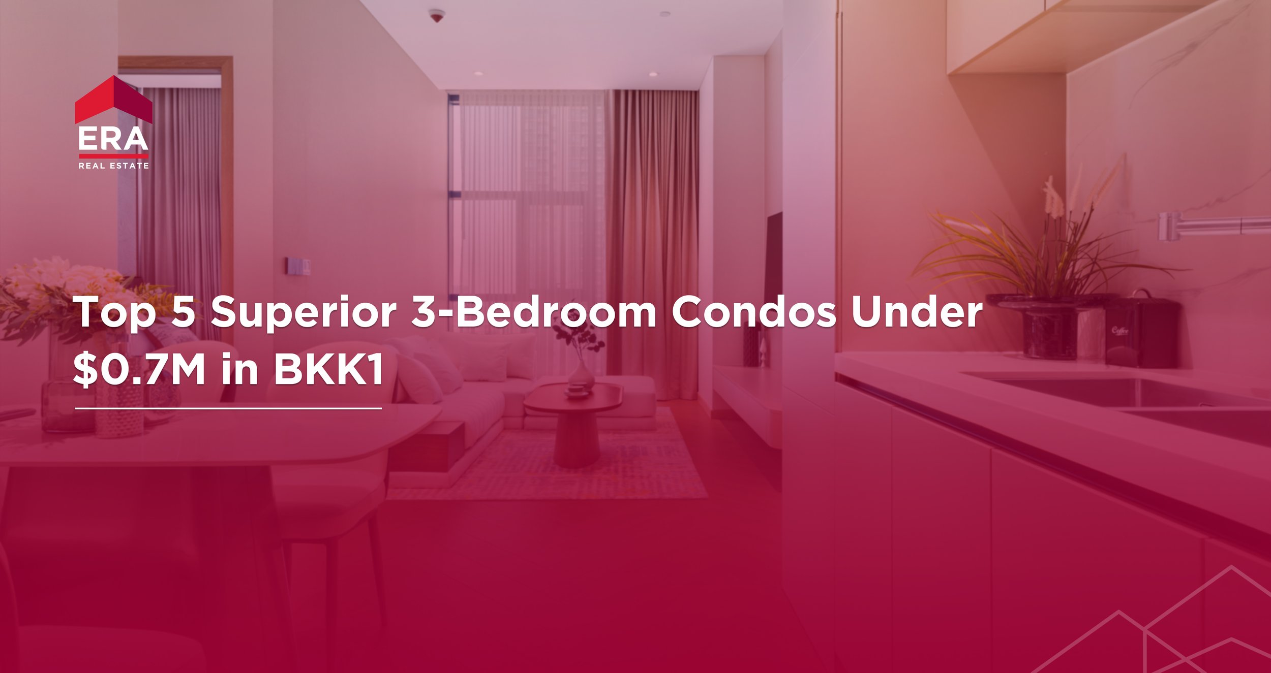Top 5 Superior 3-Bedroom Condos Under $0.7M in BKK1: Which One of These Is Your Choice?