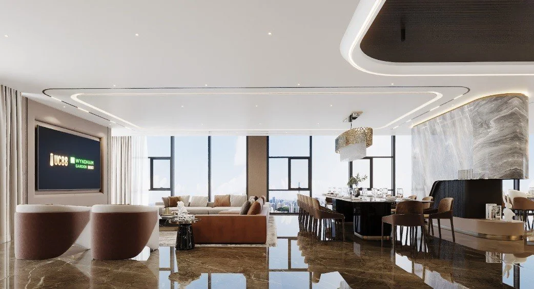 What If You Could Own an Entire Floor Above Phnom Penh? A Newly Released 1,238 SQ.M Full-Floor Sky Residence at Wyndham Garden UC88 BKK1