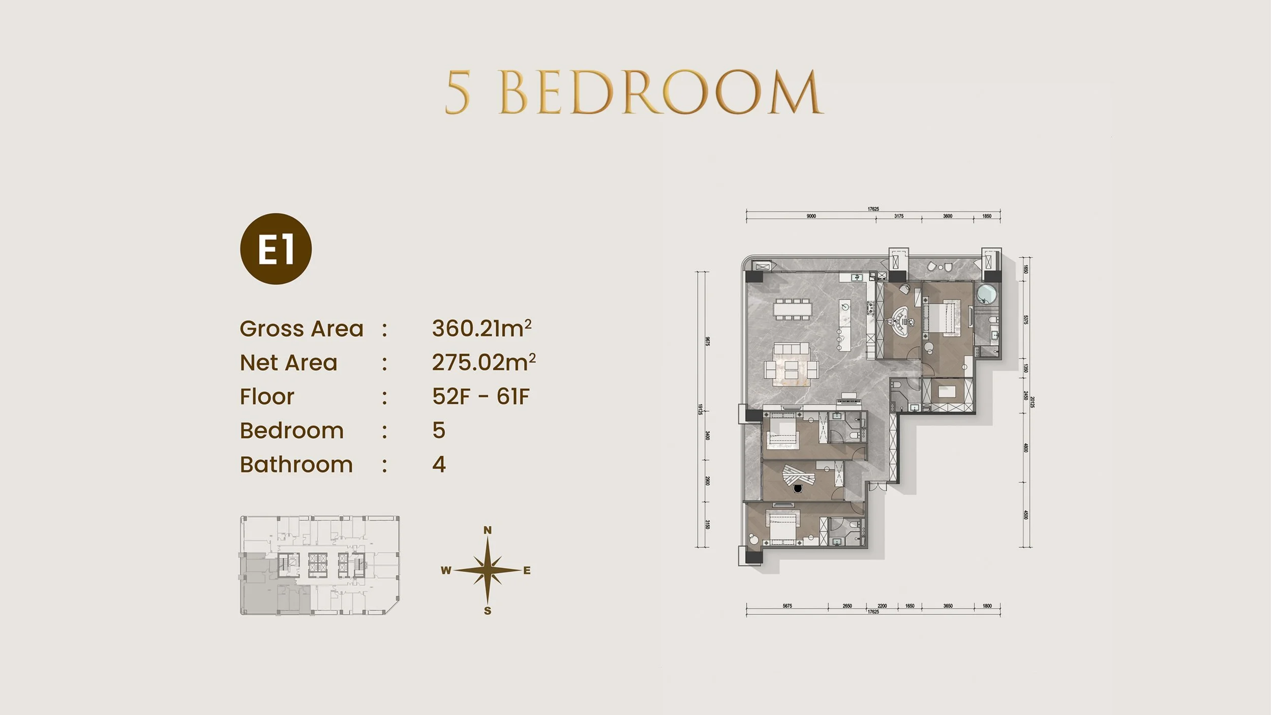 le conde 2 type 5 bedroom