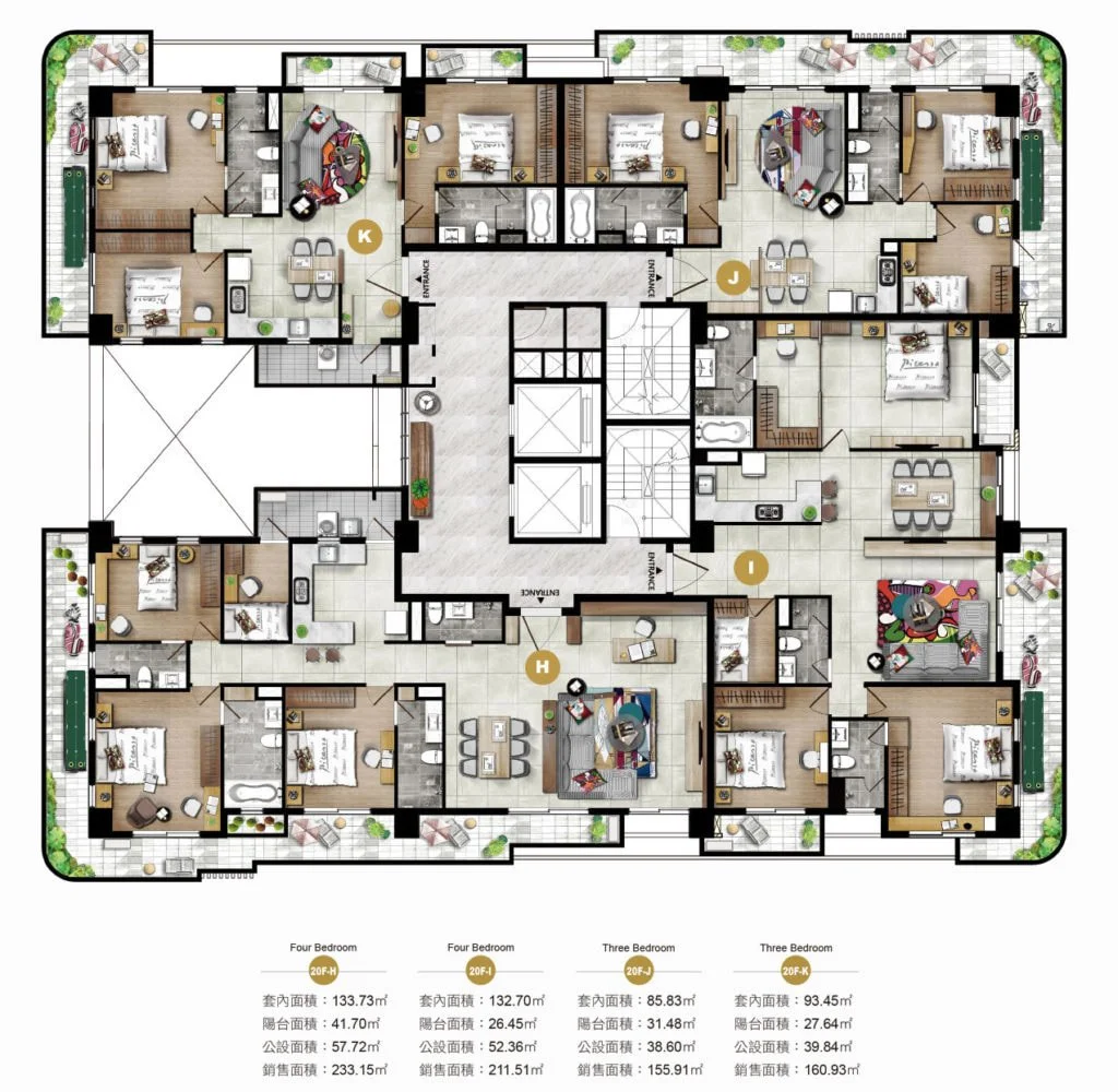 Picasso City Garden Layout