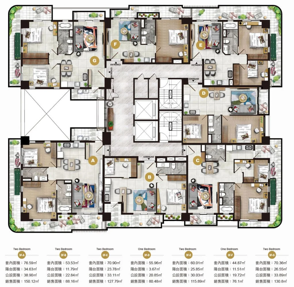 Picasso City Garden Floor Plan