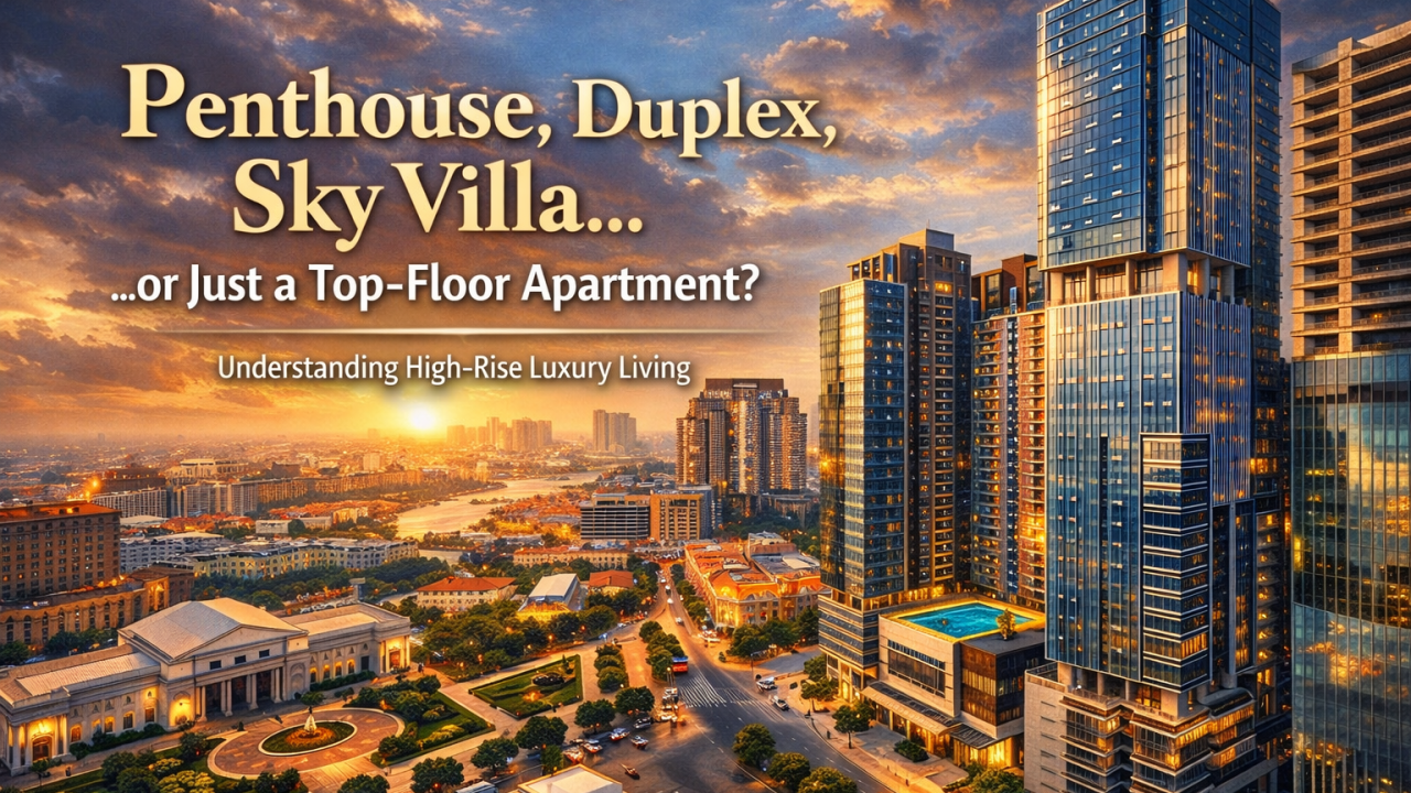 Penthouse, Duplex, Sky Villa… or Just a Top-Floor Apartment? Understanding High-Rise Luxury Living — Beyond Marketing Labels