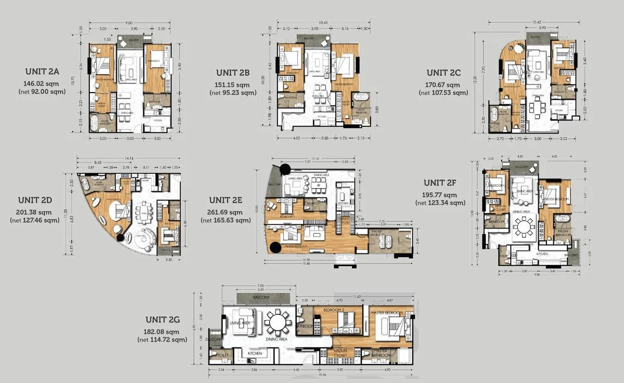 1 2 Bedroom Floor Plan - Orkide Condo