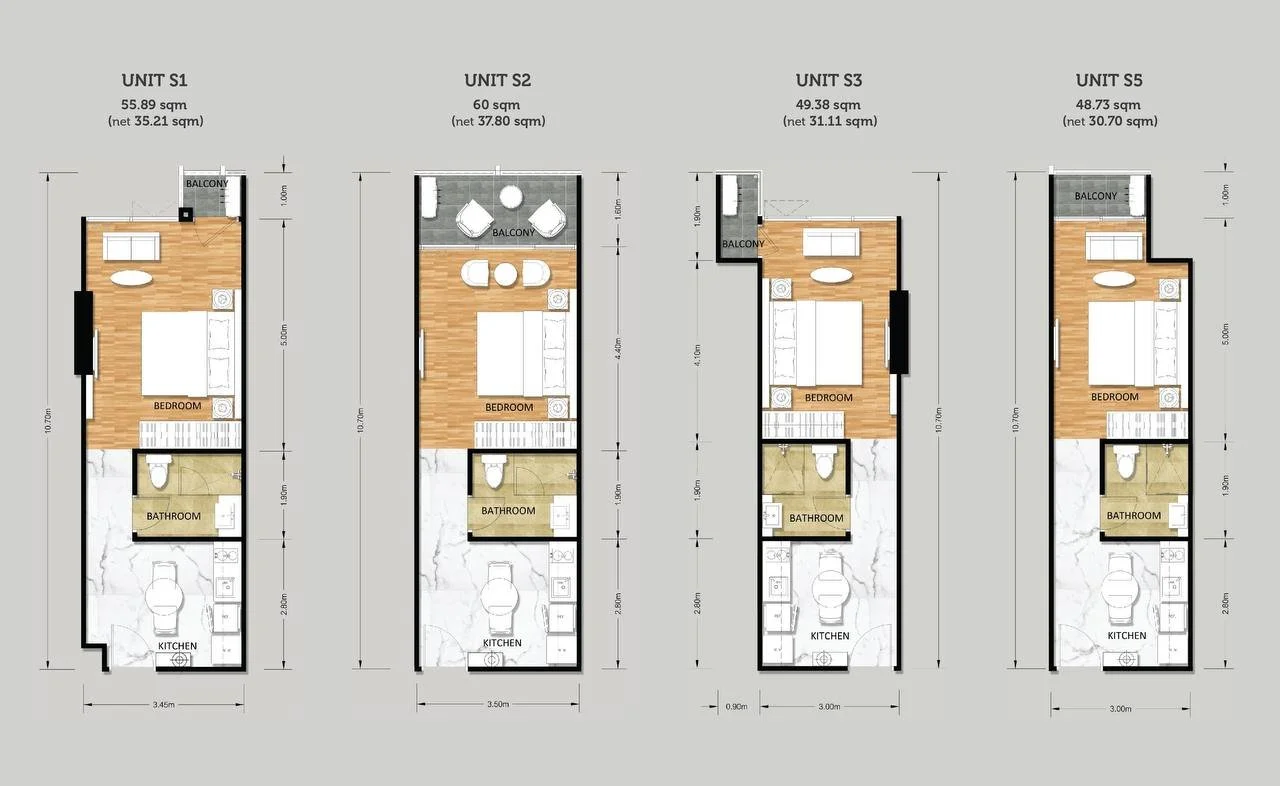 Studio Floor Plan - Orkide Condo