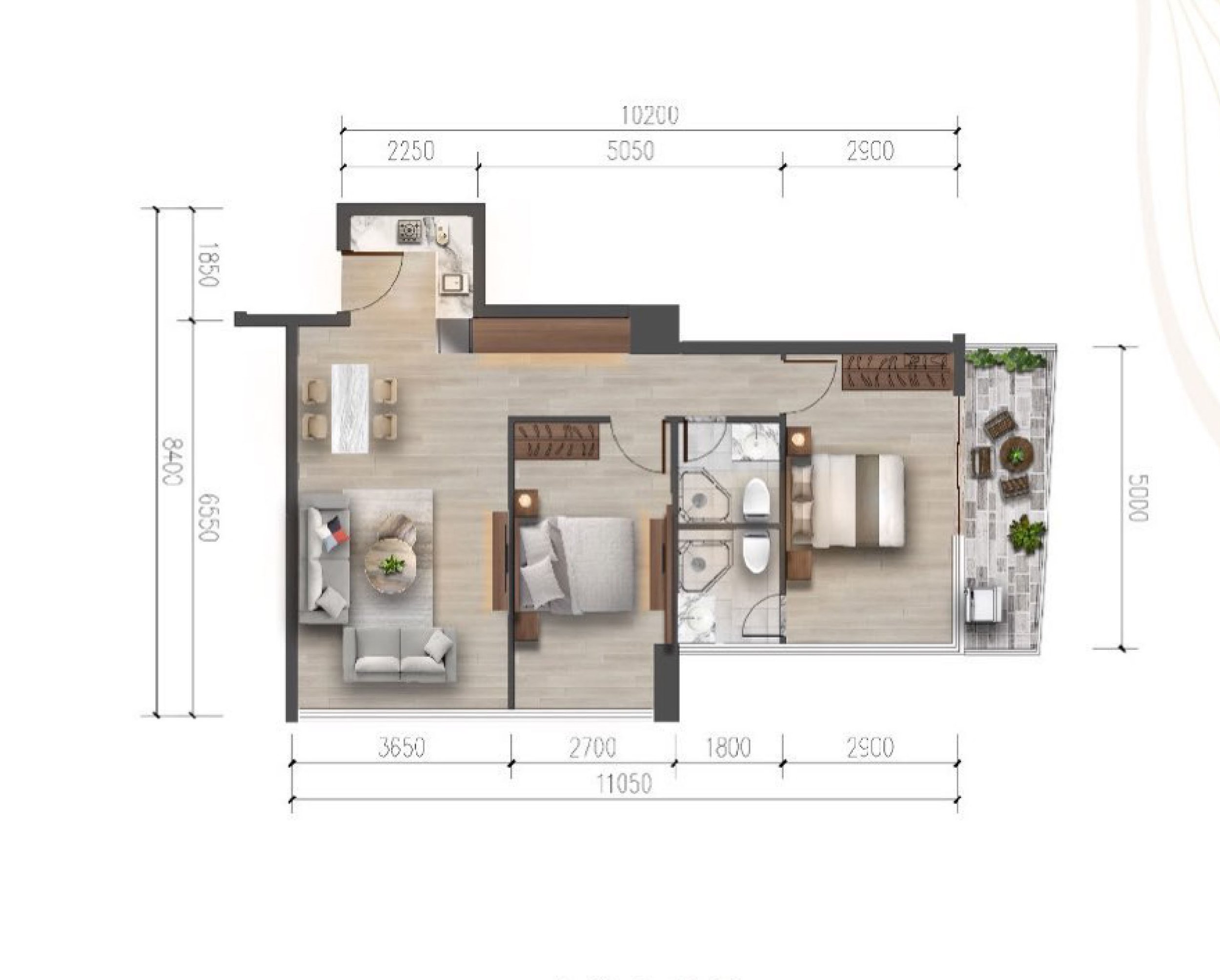 2 bedroom - Morgan EnMaison