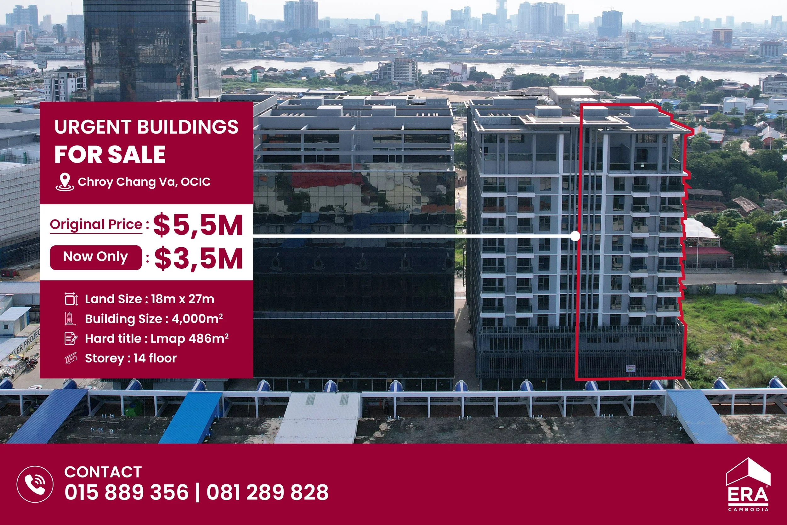 commercial building for sale in phnom penh