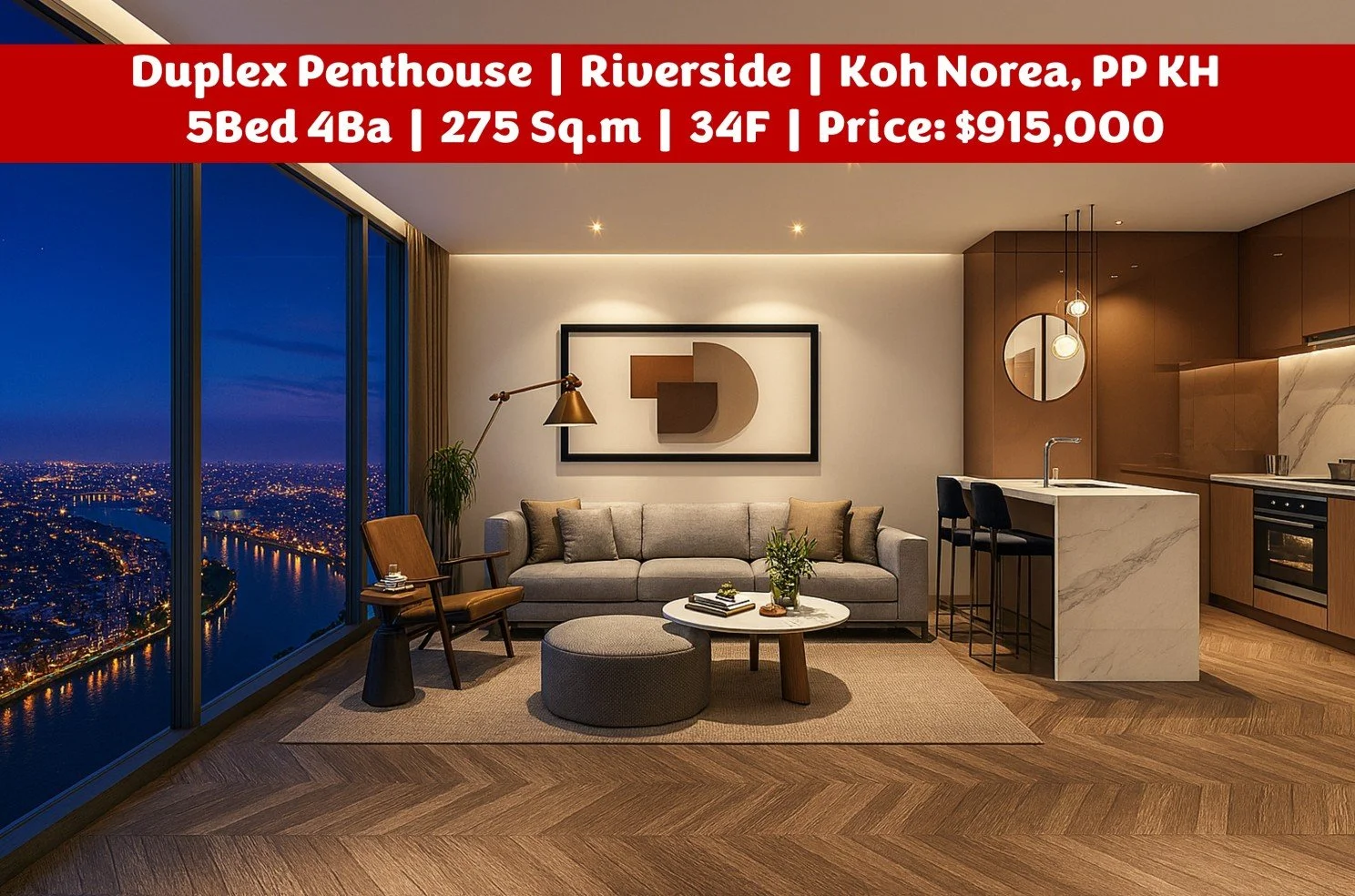 Duplex Penthouse – Riverside, Koh Norea