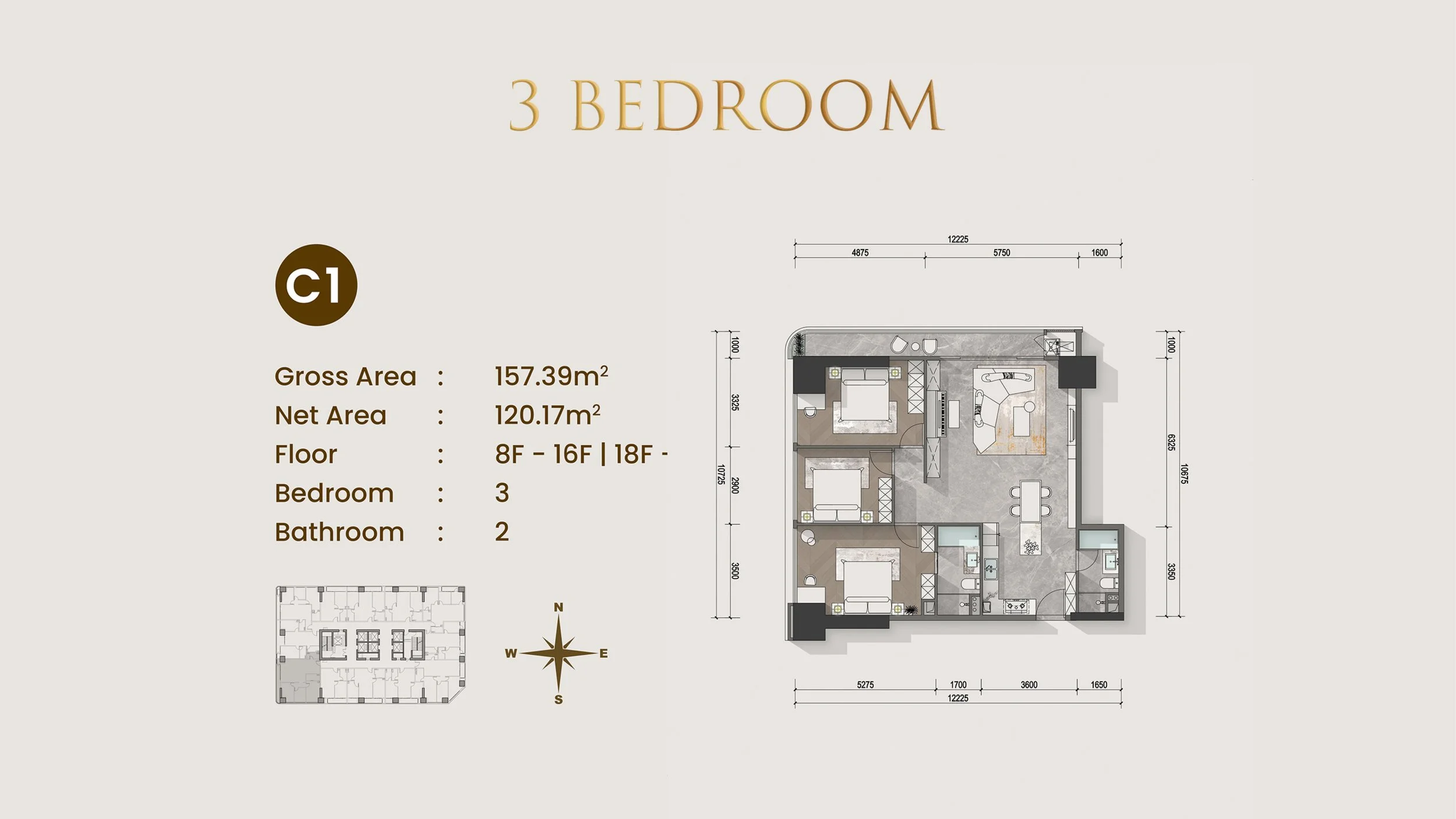 le conde 2 type 3bedroom