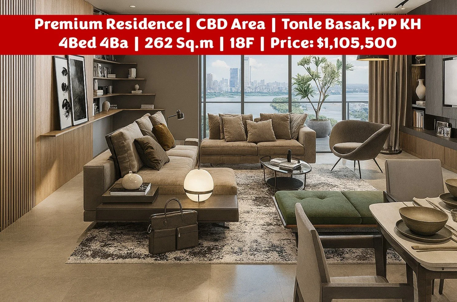 Premium Residence – CBD Area, Tonle Basak