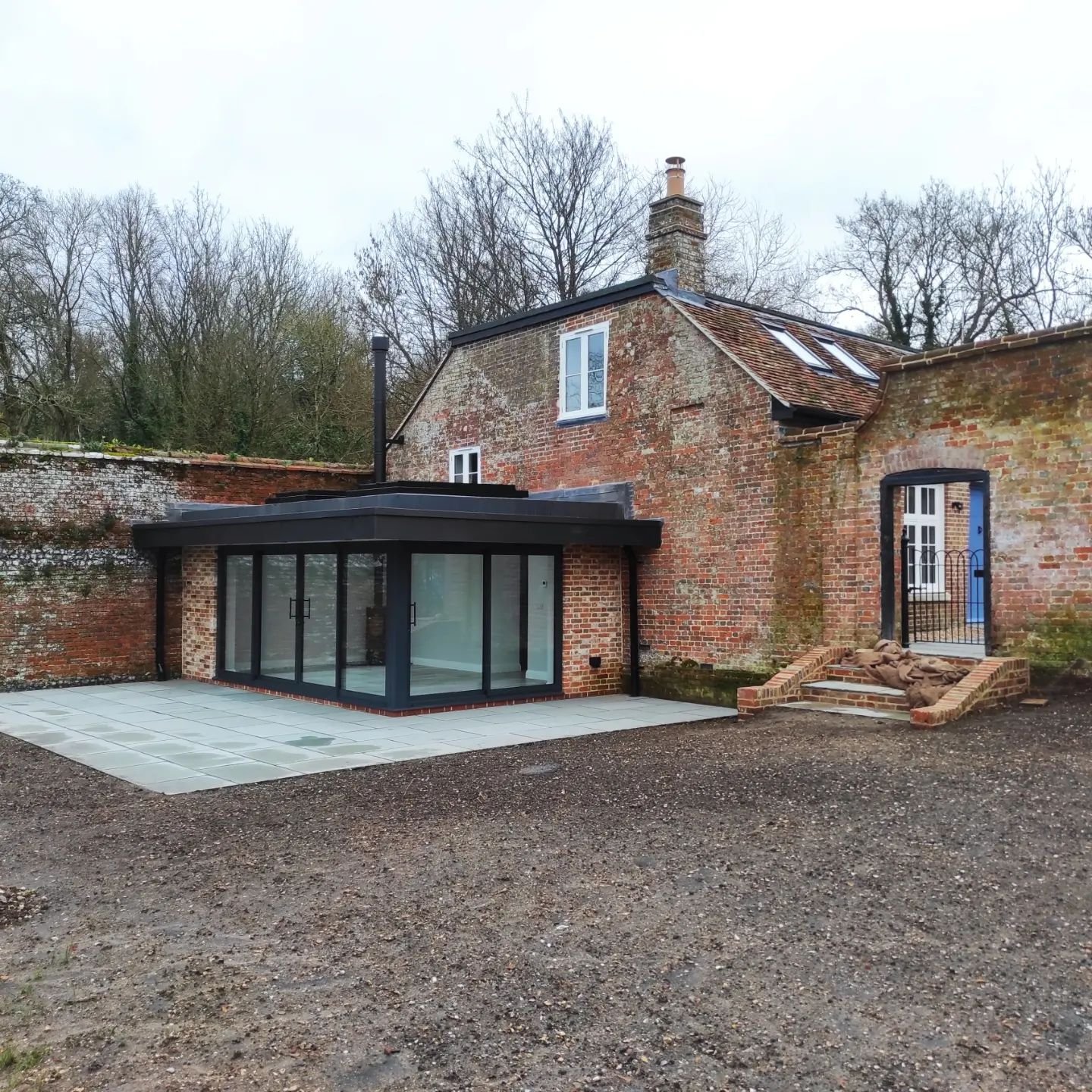 Our latest project to finish on site with @greendaleconstruction. This once derelict agricultural workers cottage has been completely transformed into a 4 bed holiday let. Externally it has retained its heritage with the addition of a contemporary re