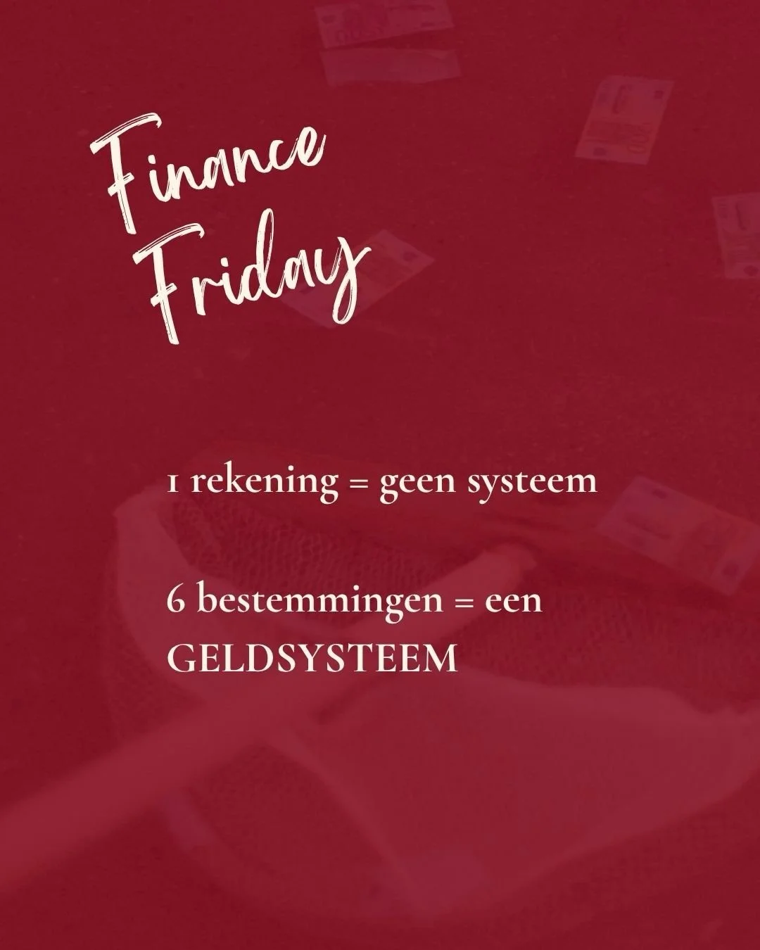 Welke bestemming voeg jij als eerste toe?

Aparte rekeningen hebben is &eacute;&eacute;n ding.
Maar zonder richting stroomt jouw geld gewoon van hier naar daar.

Geef elke euro een vaste bestemming en krijg echte controle over jouw geldstroom.

Swipe