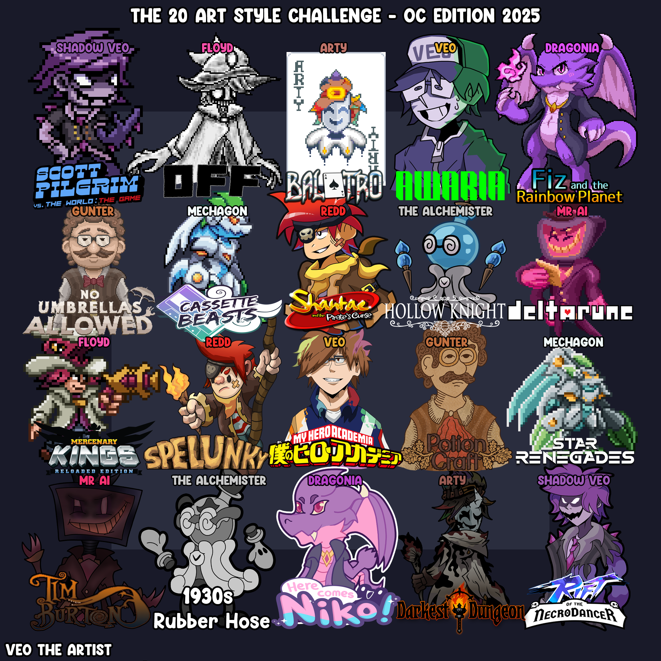 The Art Style Challenges - 2D Artwork