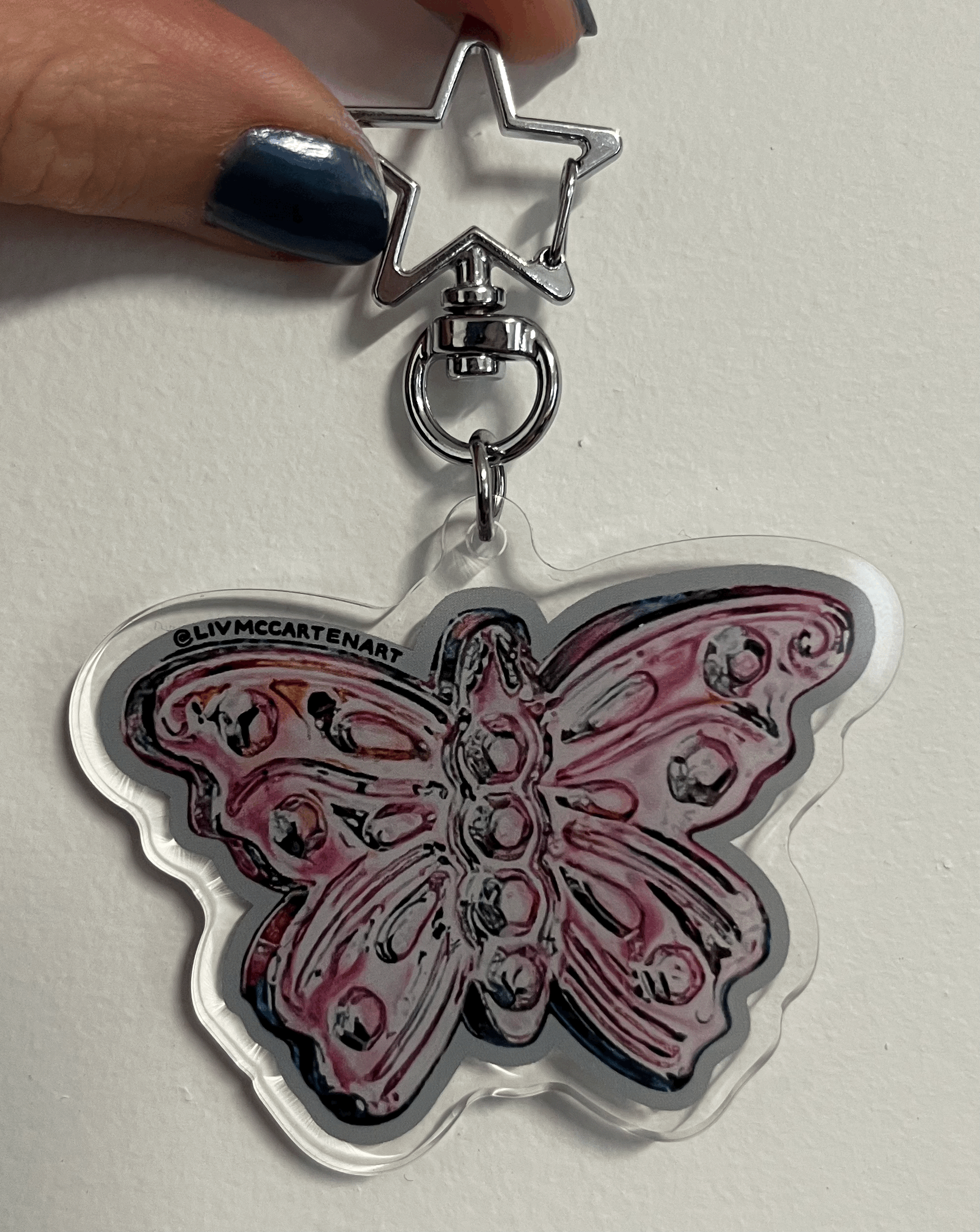 Fashion Pixie Rave Key Chain