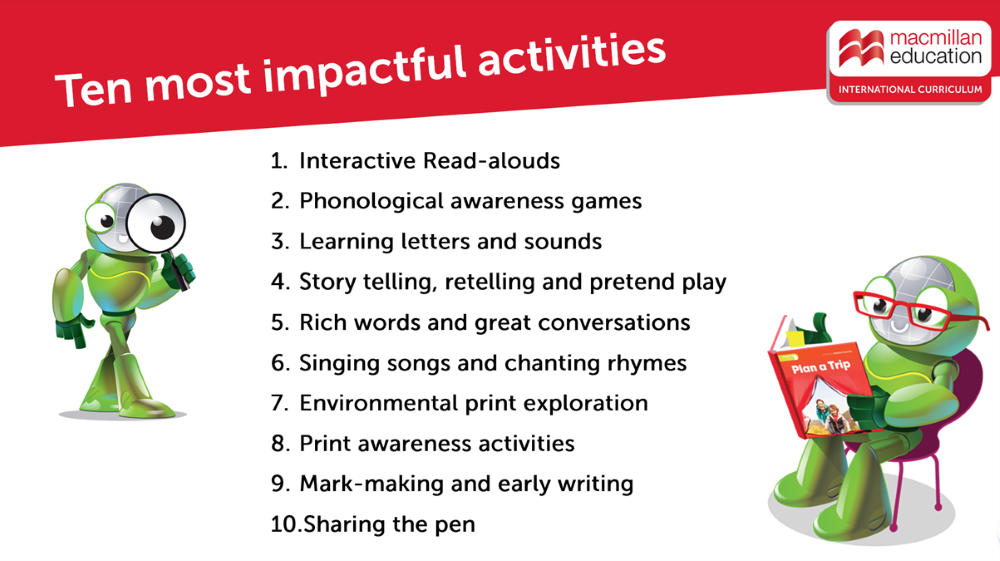 10 Activities for Parents to Support Children in Early Language &amp; Literacy