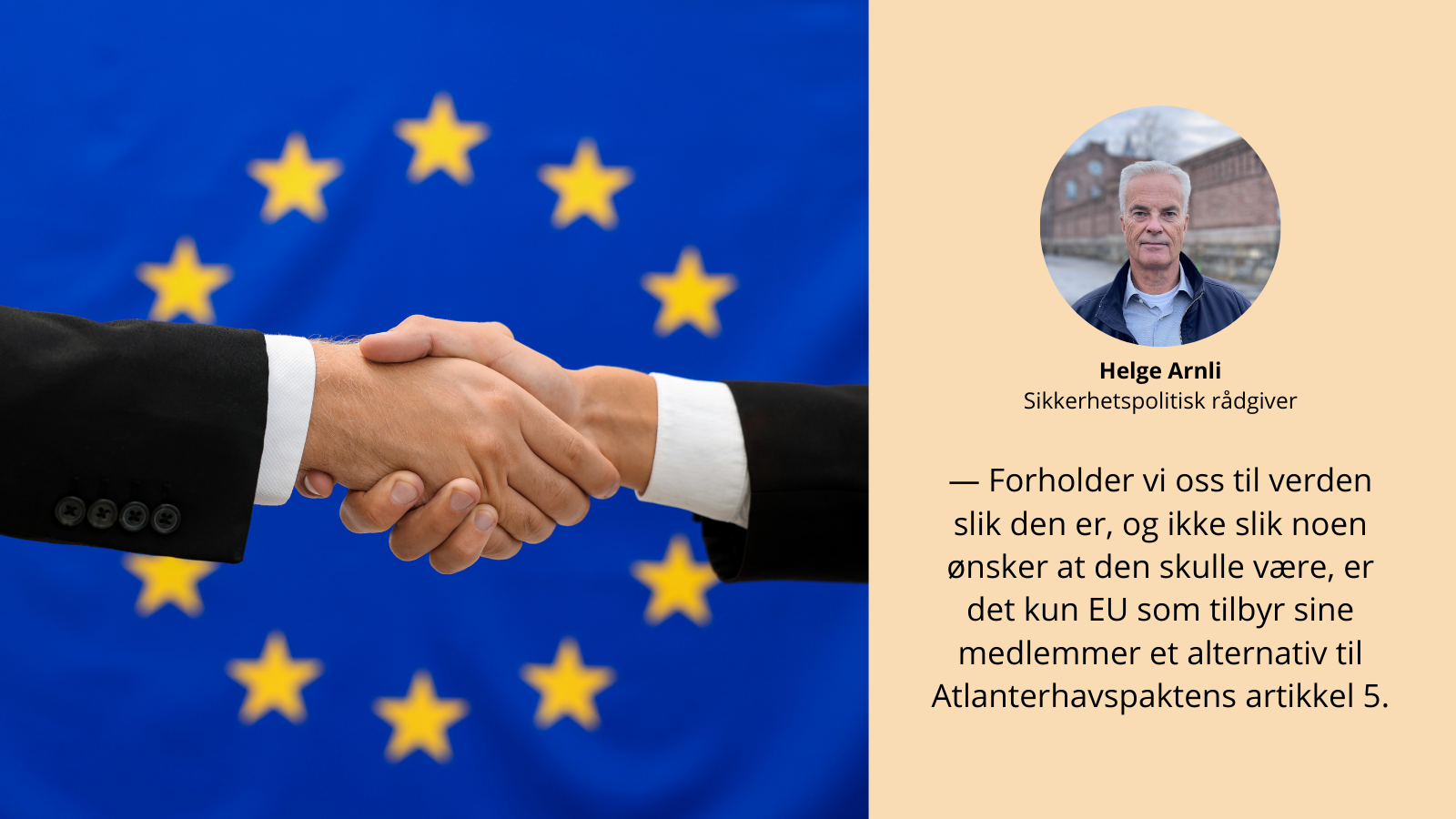 Leder eller villeder regjeringen oss?