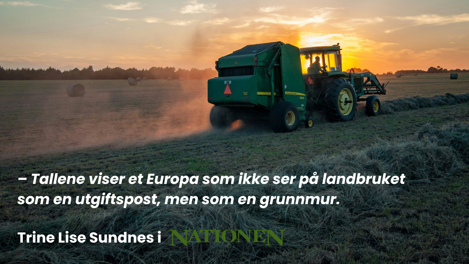 Europas innbyggere står bak bonden